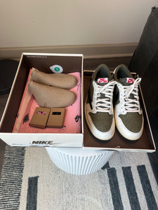 Jordan 1 Retro Low OG SP Travis Scott Medium Olive Sz 10.5