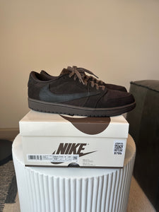 Jordan 1 Retro Low OG SP Travis Scott Velvet Brown Sz 10.5