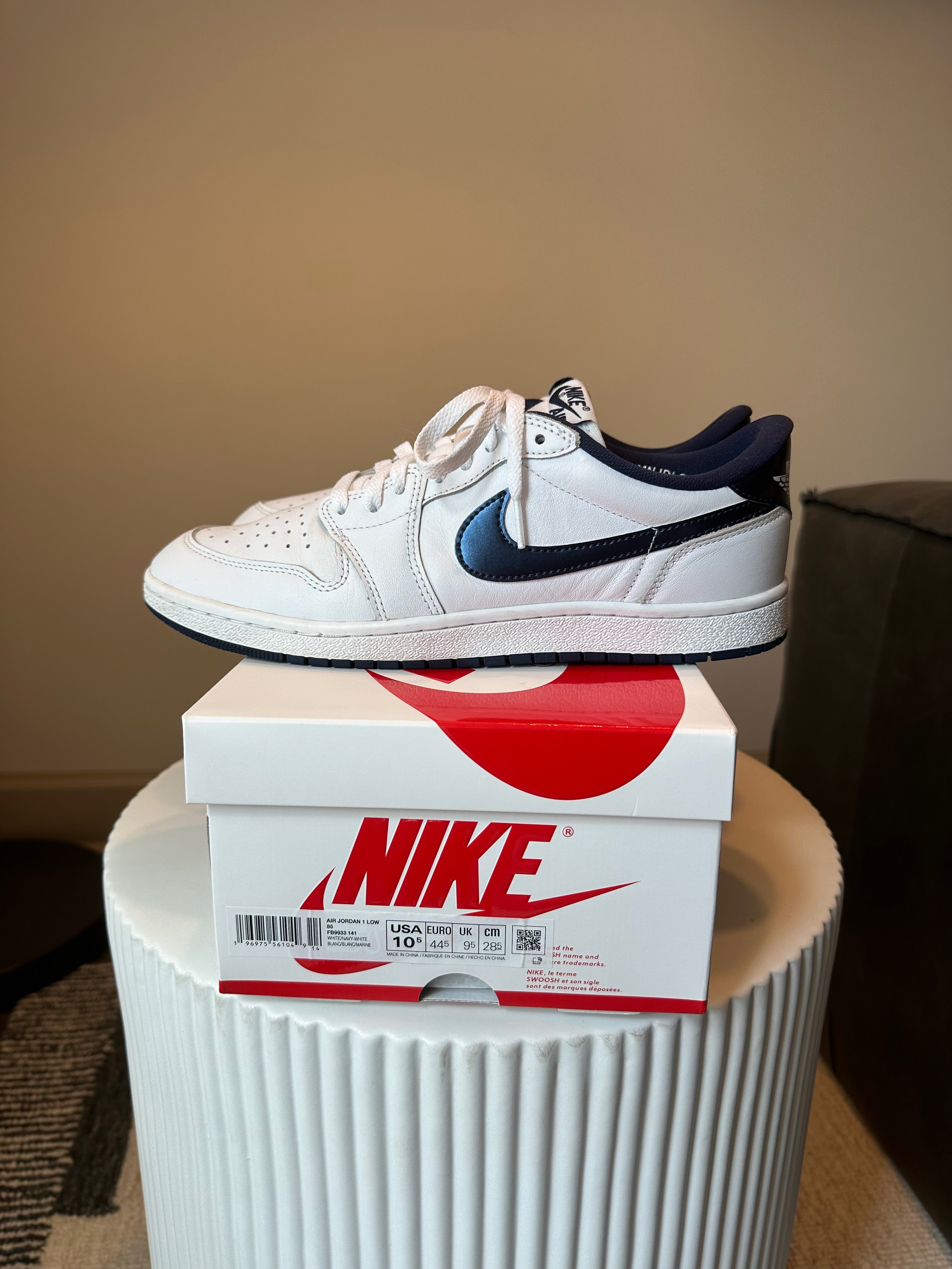 Jordan 1 Low ‘85 Metallic Blue Sz 10.5