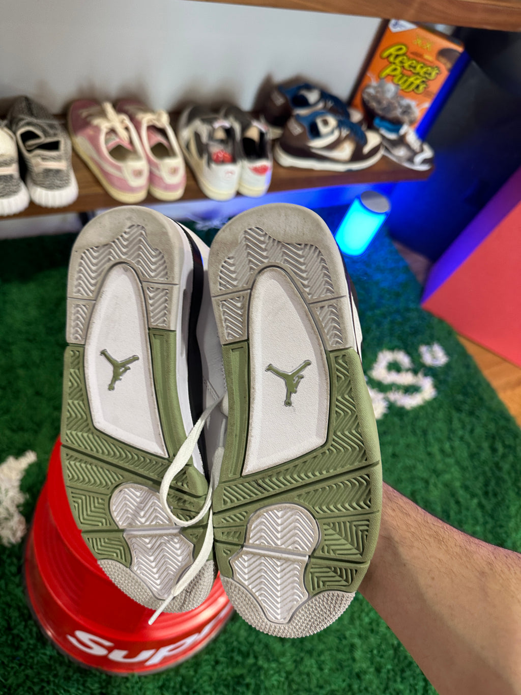 Jordan 4 Retro Seafoam (Women's) Sz 7.5
