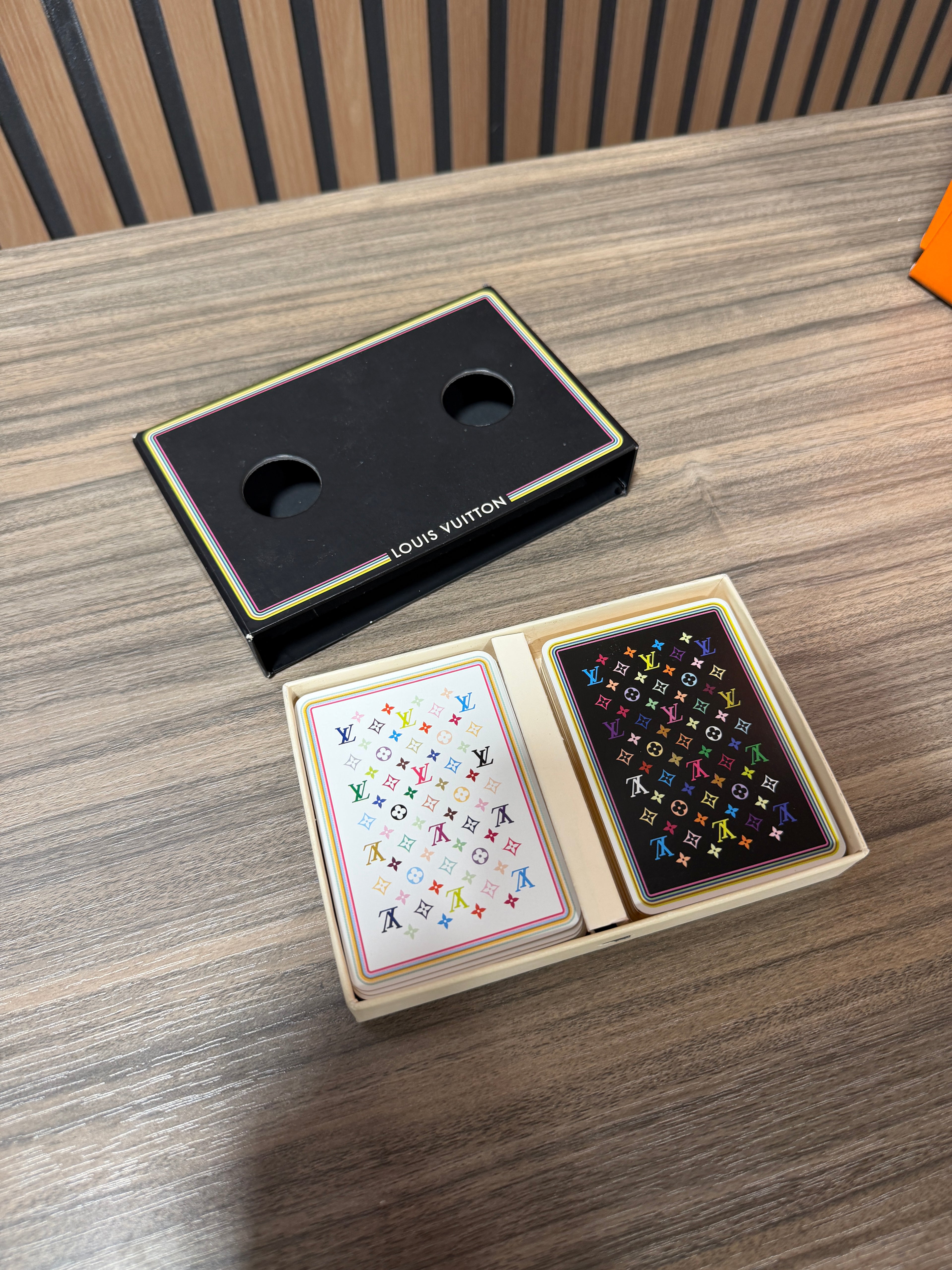 Louis Vuitton Takashi Murakami Playing Cards Monogram Multi Color 150th Limited