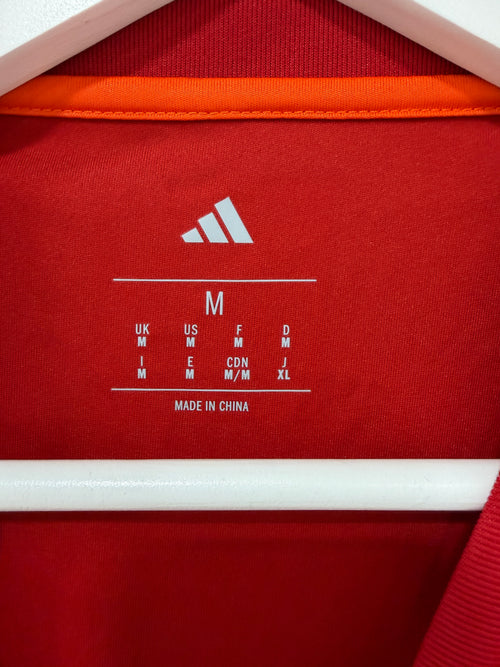 Adidas 2025 Red Jersey MEns Size Medium