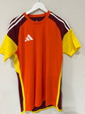 Adidas 2025 Jersey Orange/Yellow Mens Size Medium