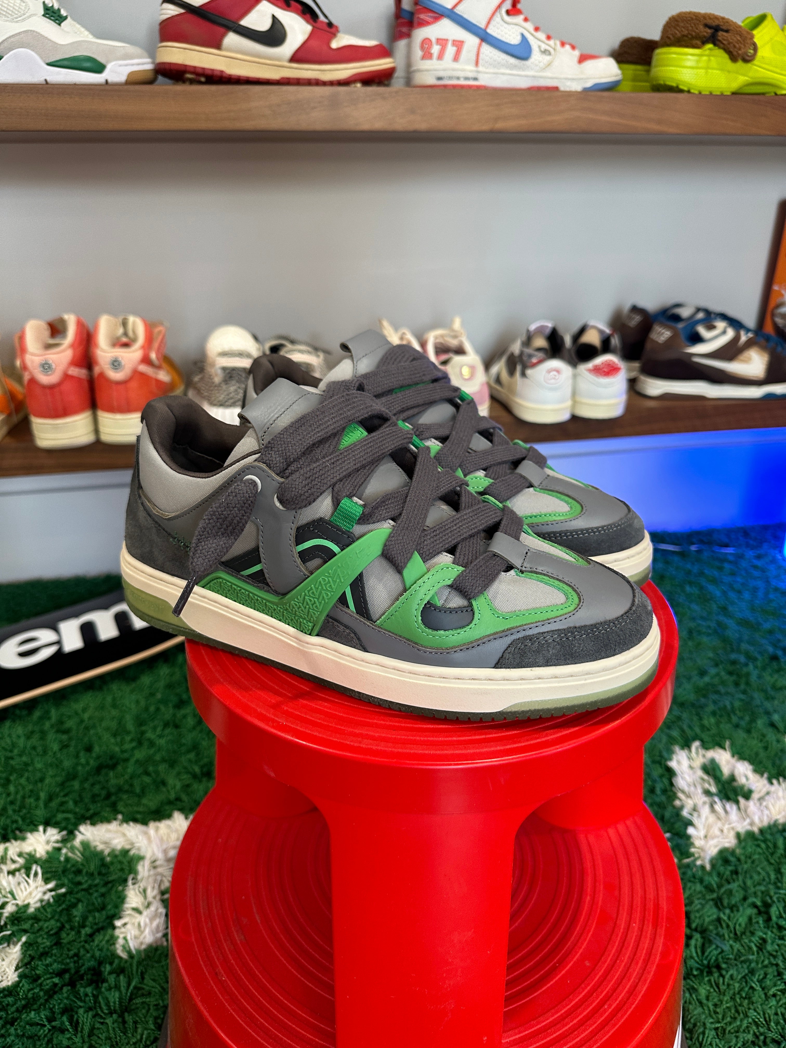 Represent Bully Sneaker Sz 11 NO BOX Grey/Green
