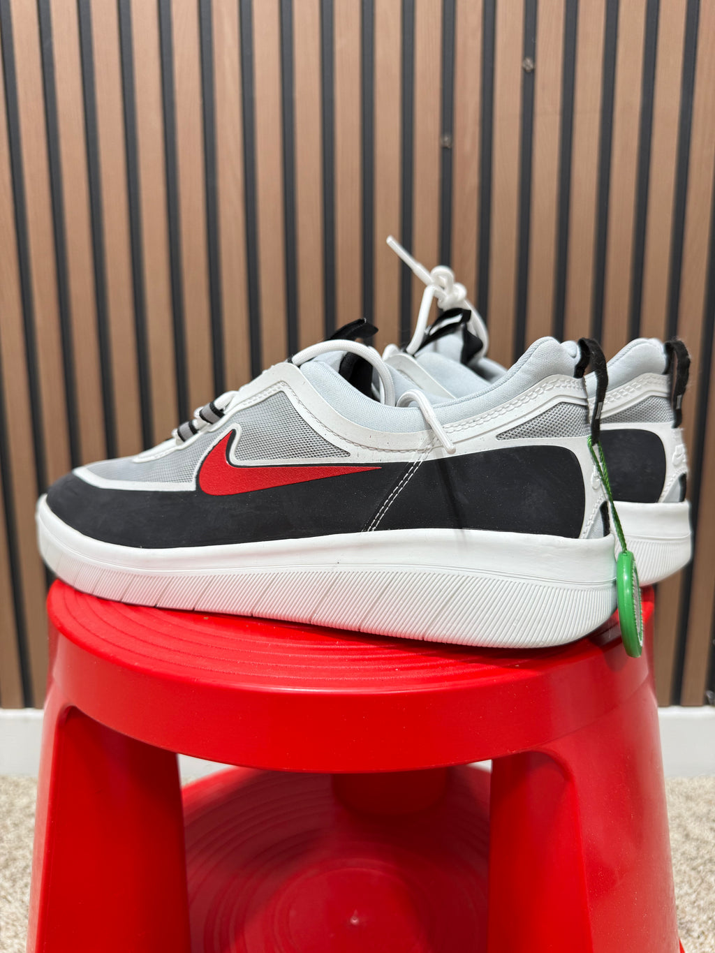 Nike SB Nyjah Red/Black/White Sz 10.5 No Box