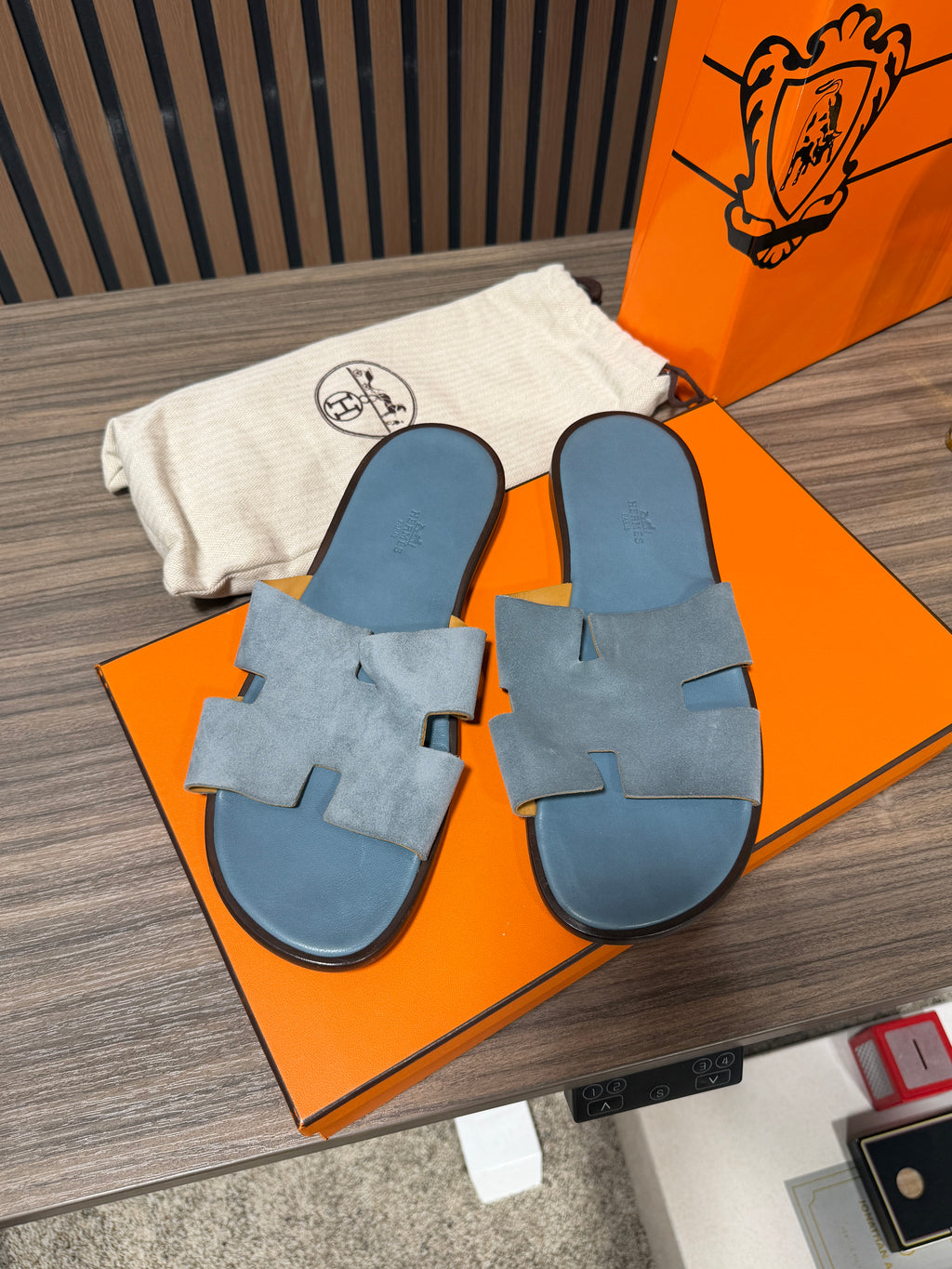 Hermes Mens Sandals Size 46 (M12)