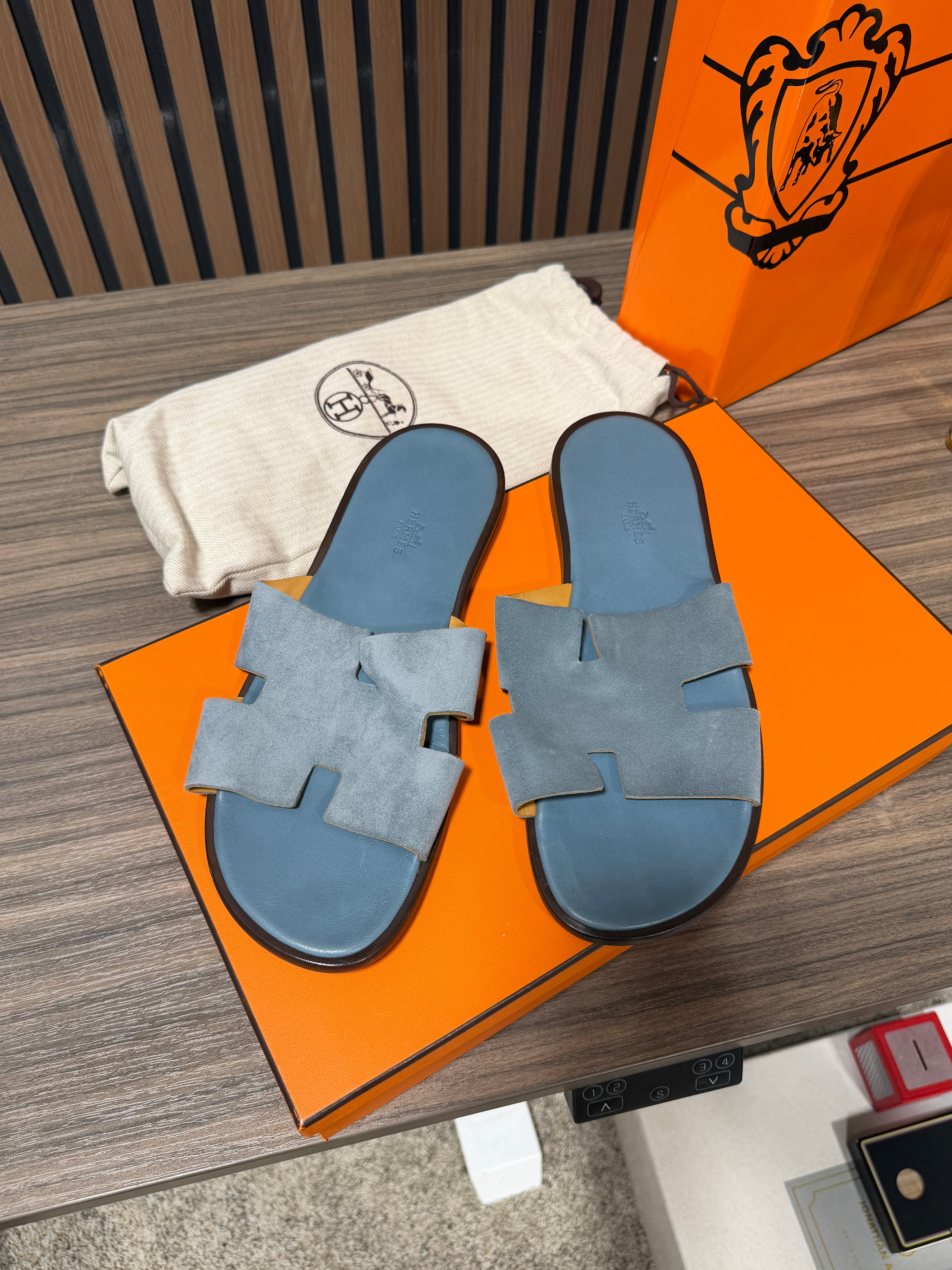 Hermes Mens Sandals Size 46 (M12)
