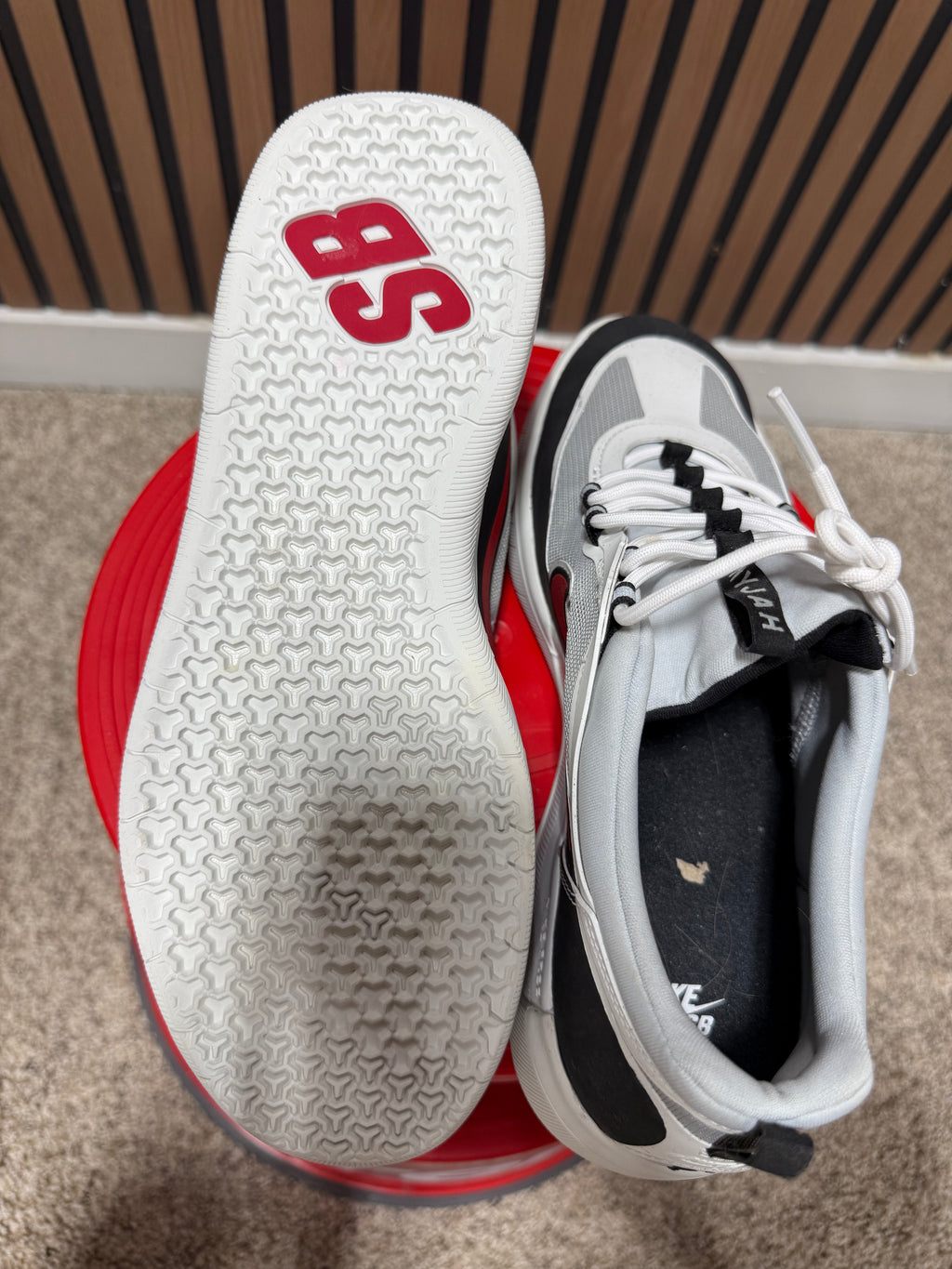 Nike SB Nyjah Red/Black/White Sz 10.5 No Box