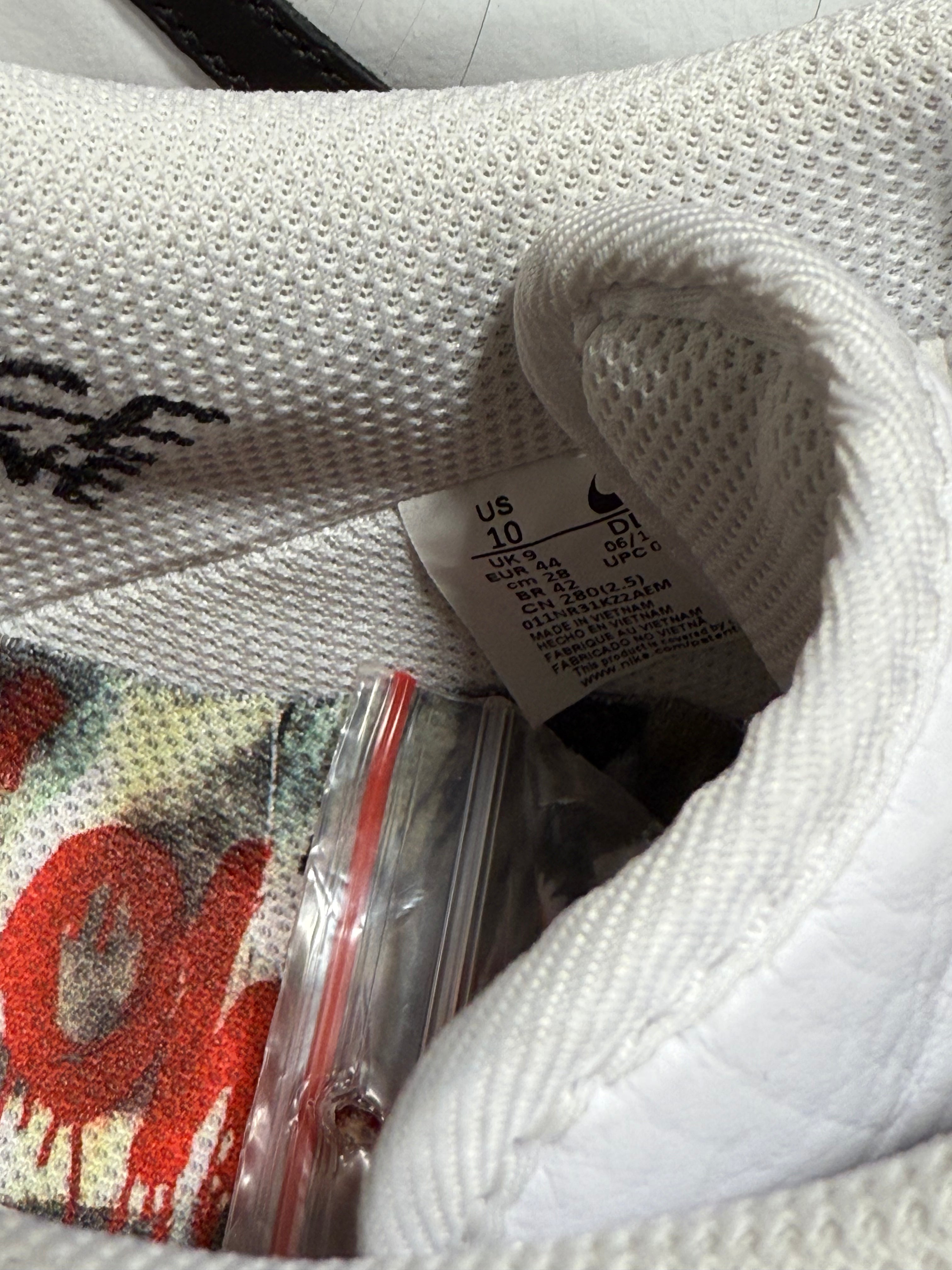 Air Force 1 Low Paranoise White Sz 10 No Box