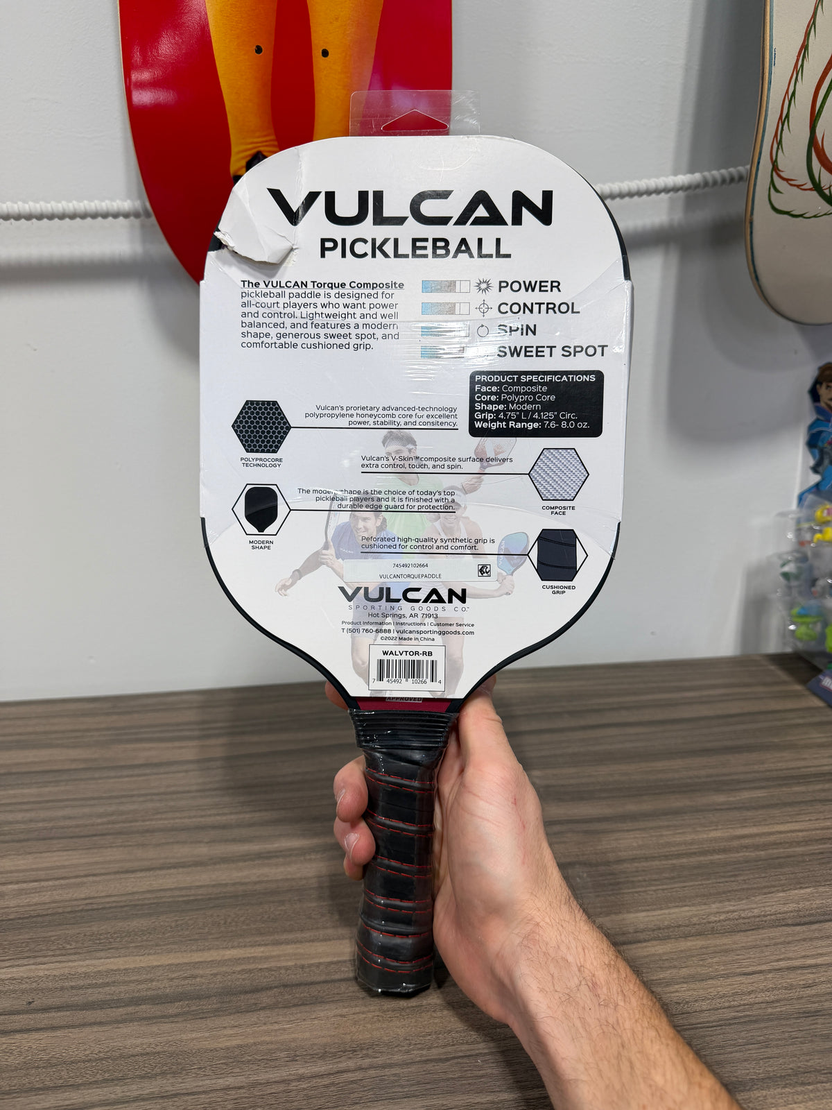 Vulcan Torque Composite Pickleball Paddle