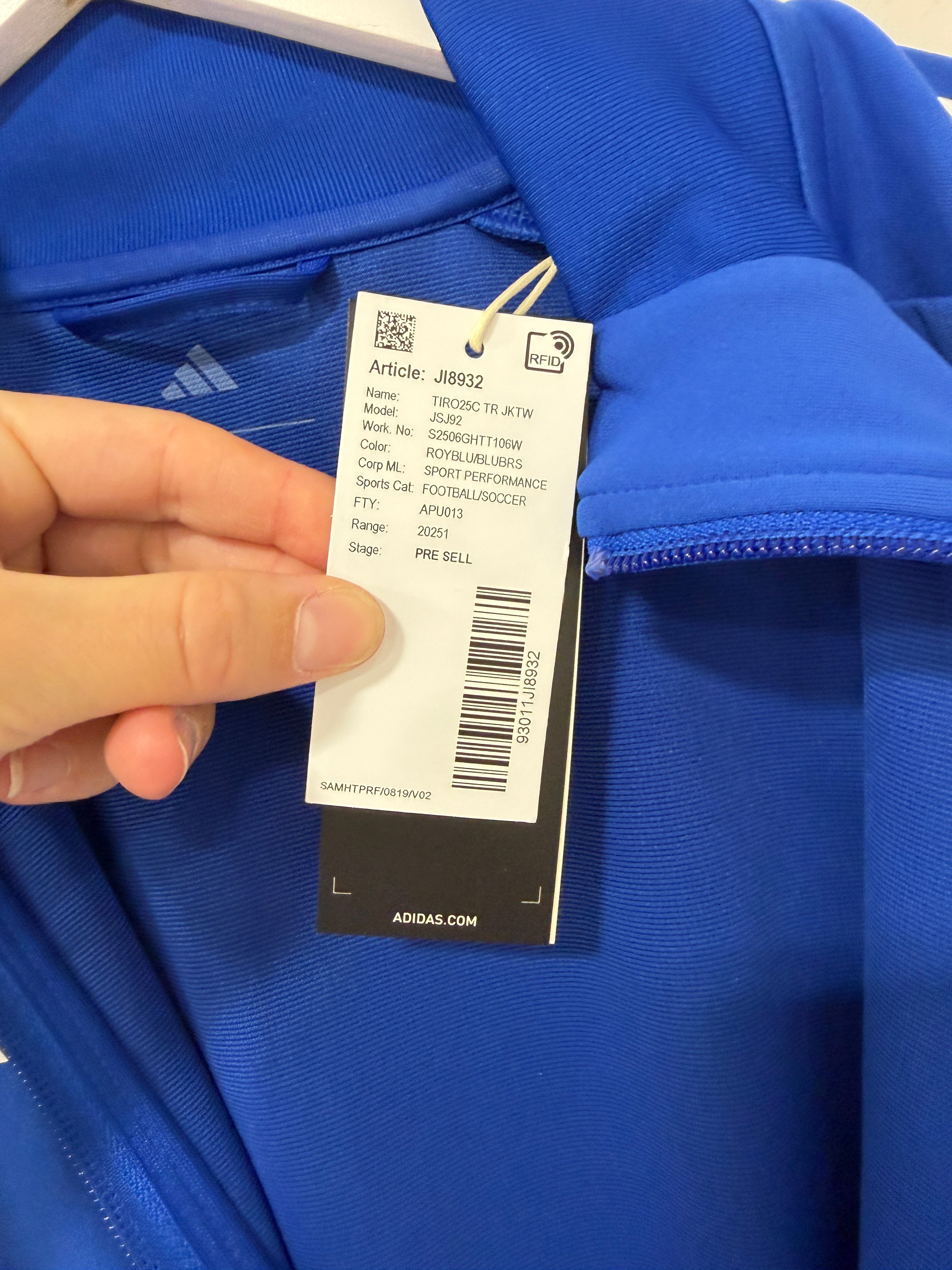 Adidas Tiro 25 Womens Track Jacket Size Small