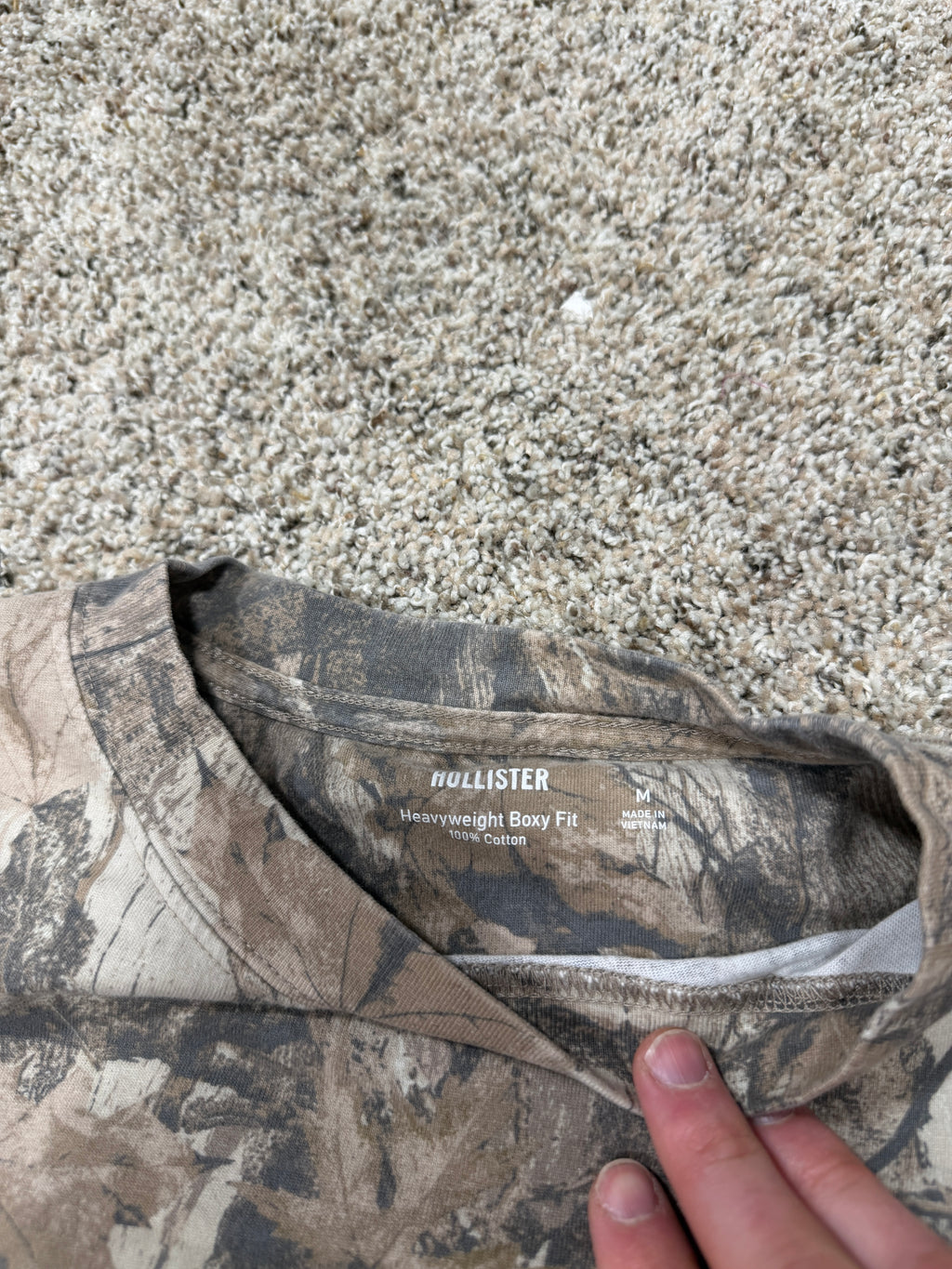 Hollister Camo Tee Sz M