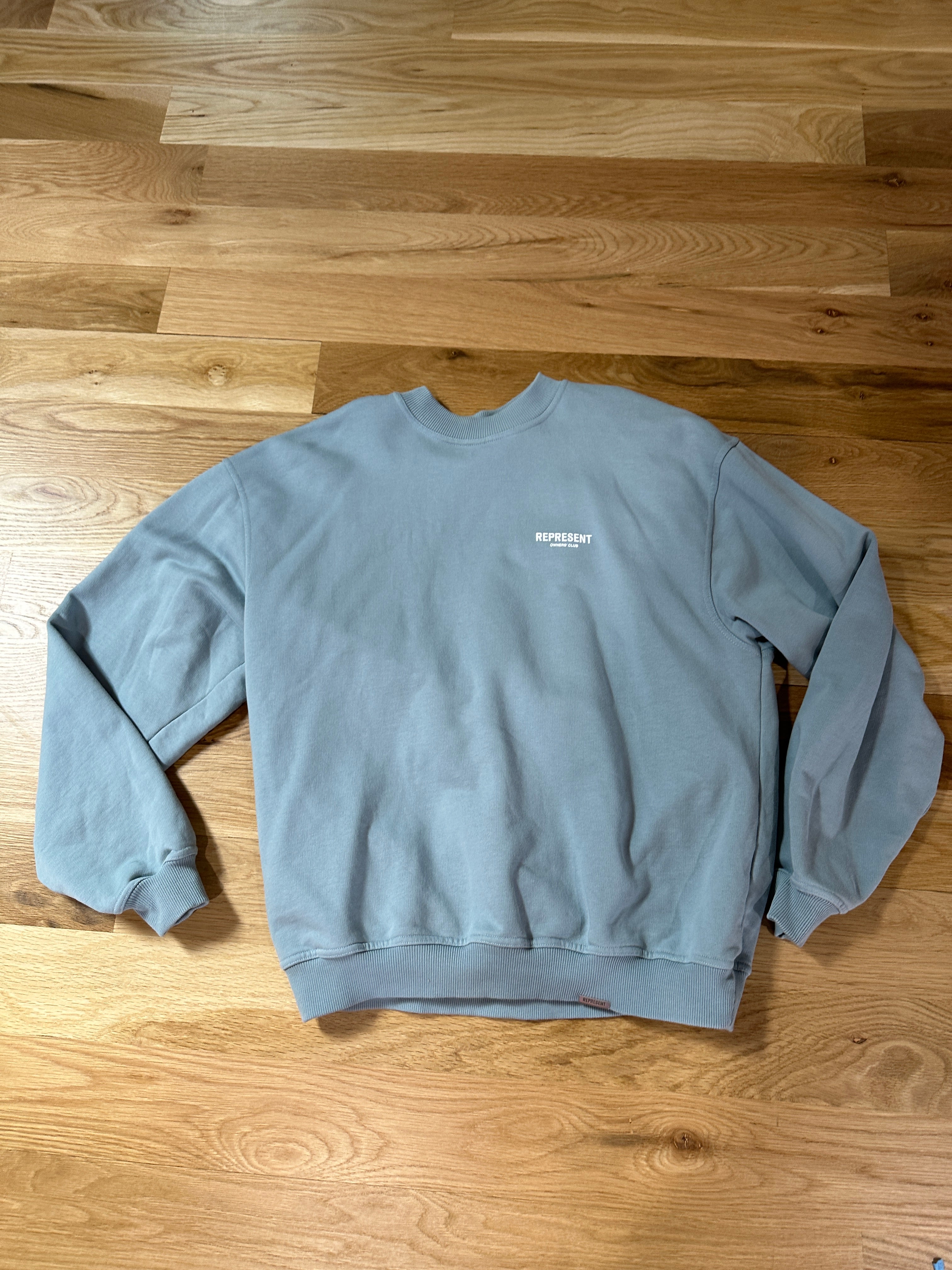Represent Crewneck Baby Blue Sz L