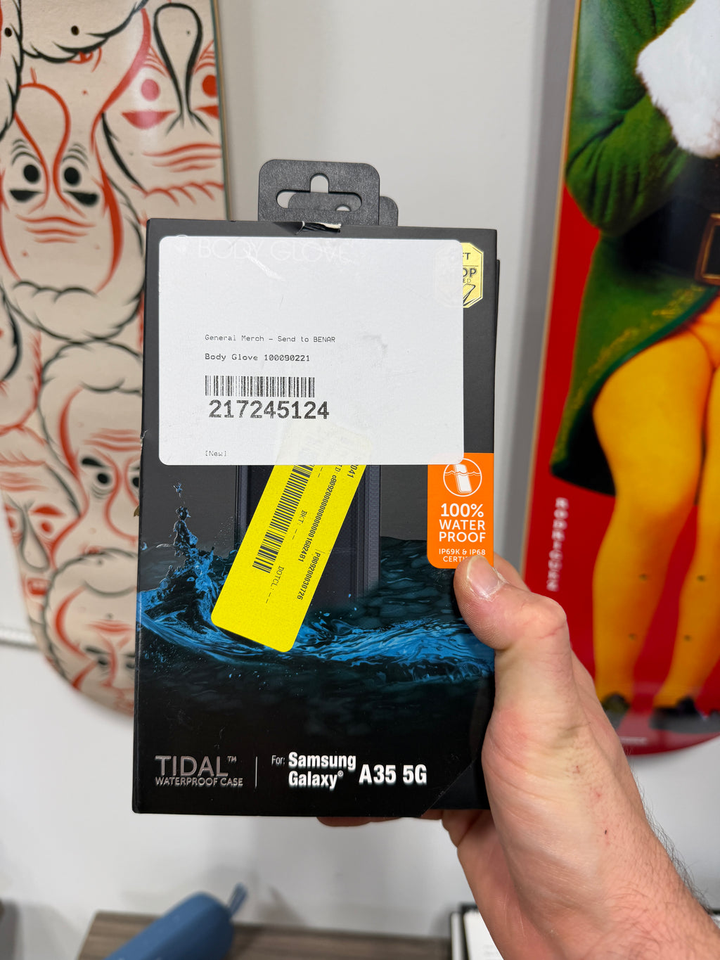 Body Glove Tidal Waterproof Case designed for the Samsung Galaxy A35 5G