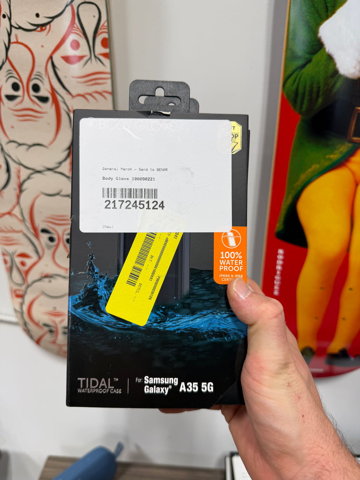 Body Glove Tidal Waterproof Case designed for the Samsung Galaxy A35 5G
