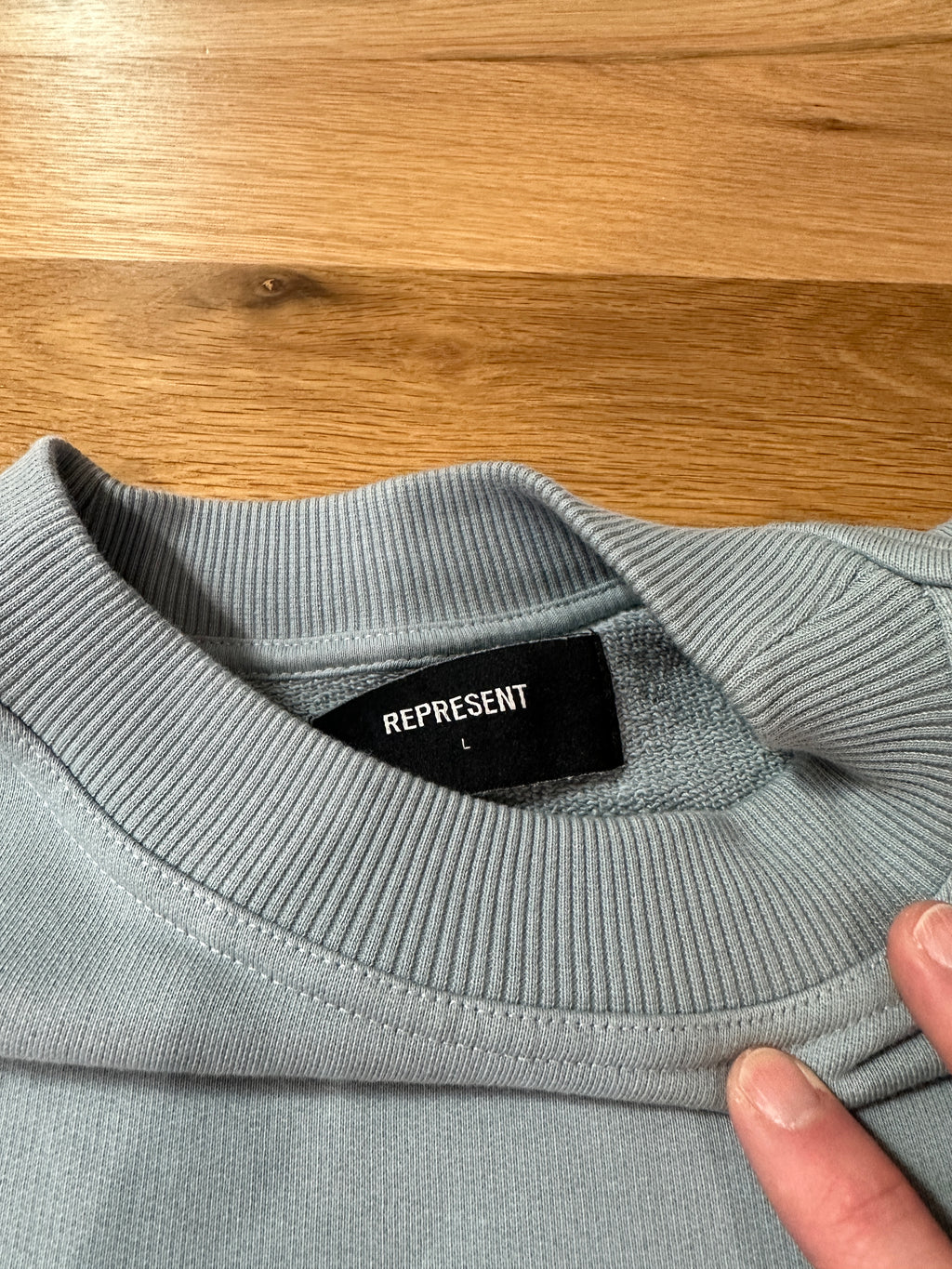 Represent Crewneck Baby Blue Sz L