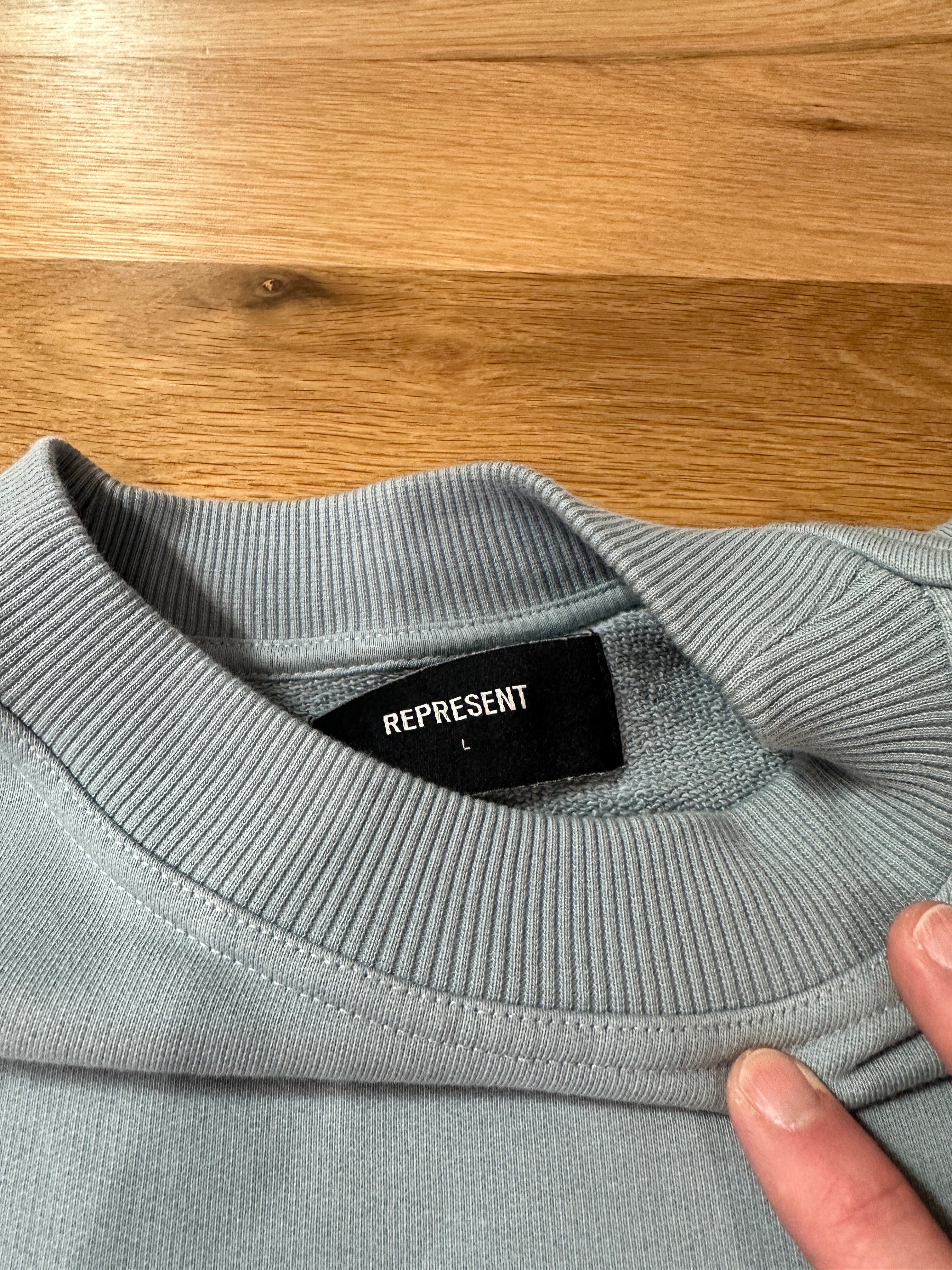 Represent Crewneck Baby Blue Sz L