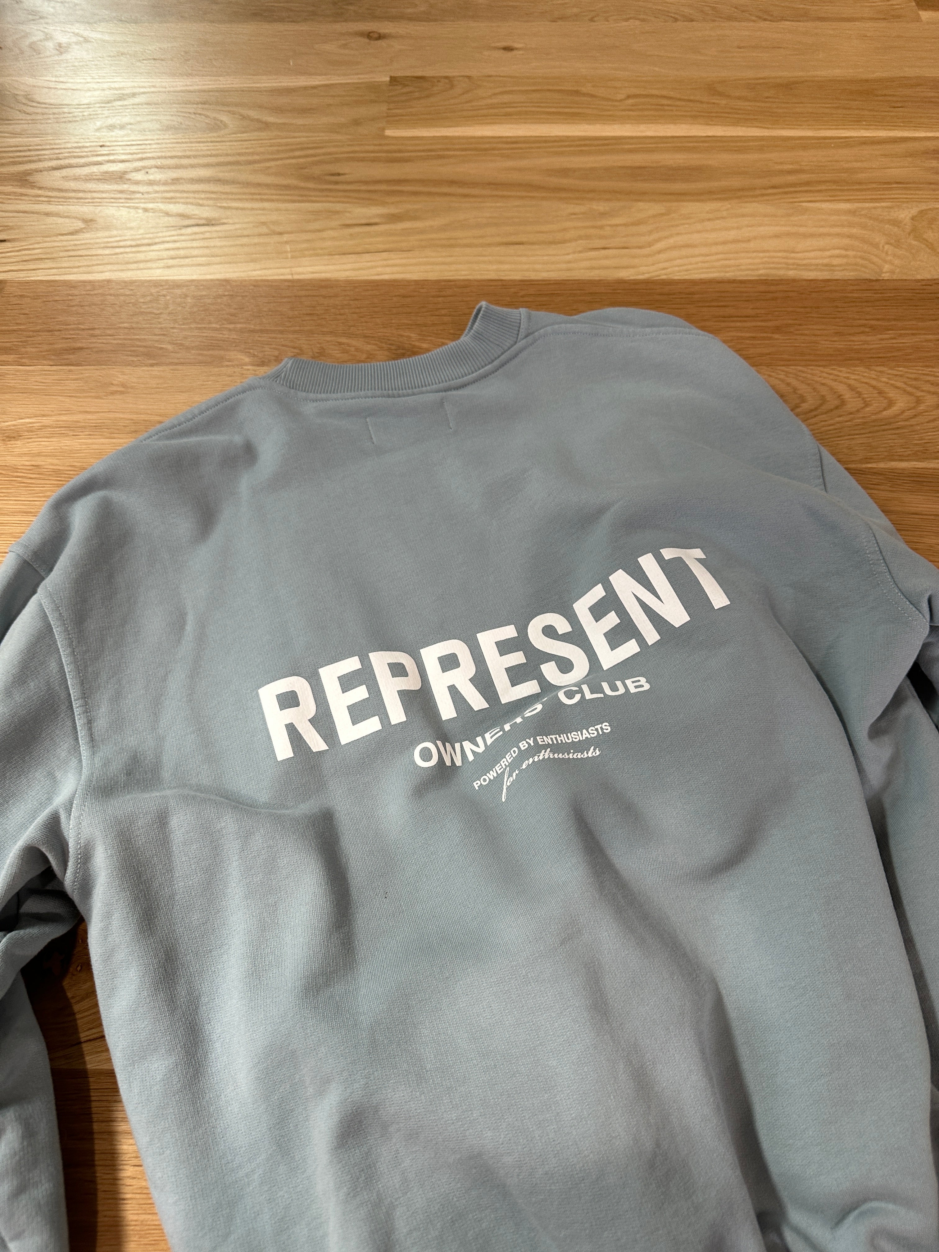 Represent Crewneck Baby Blue Sz L