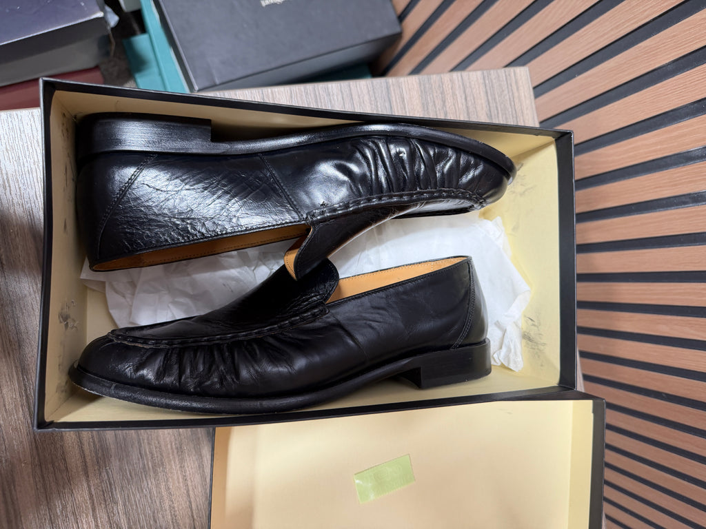 Banana Republic LEATHER MOC-TOE LOAFER Sz 11