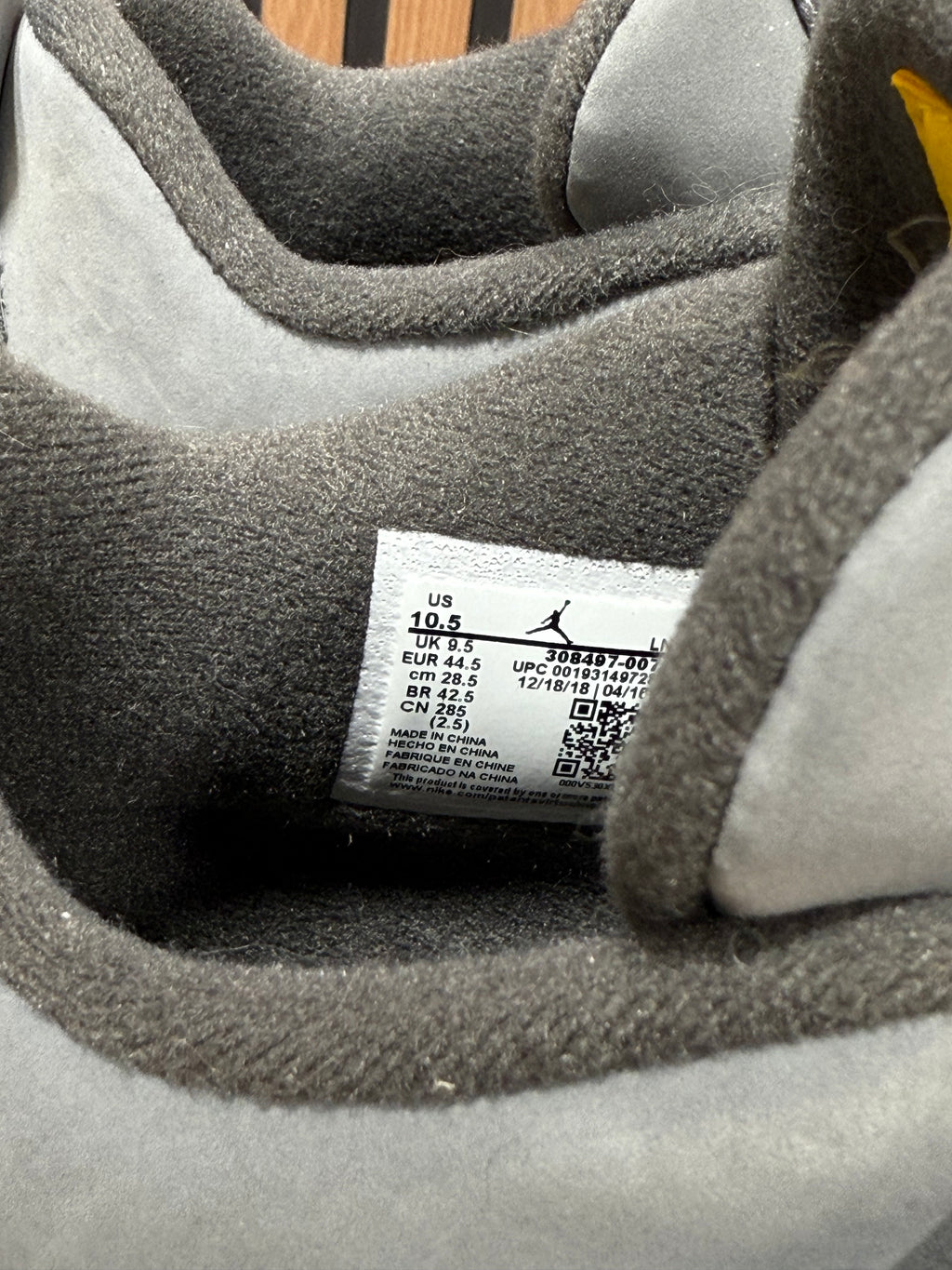 Jordan 4 Cool Grey Sz 10.5 No Box