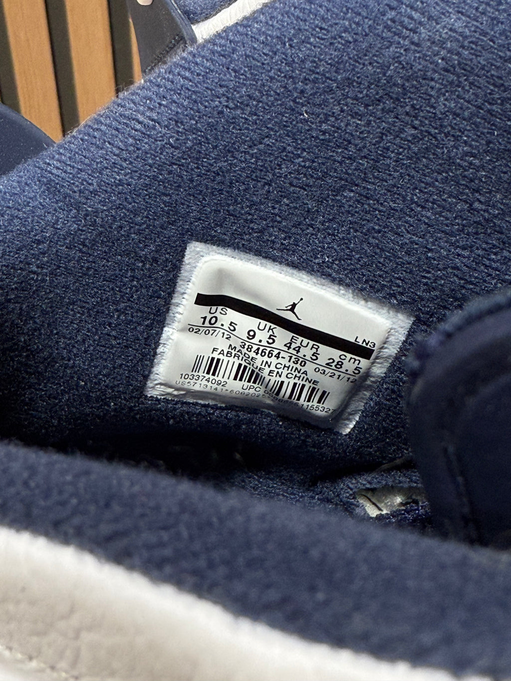 Jordan 6 Navy Sz 10.5 No Box