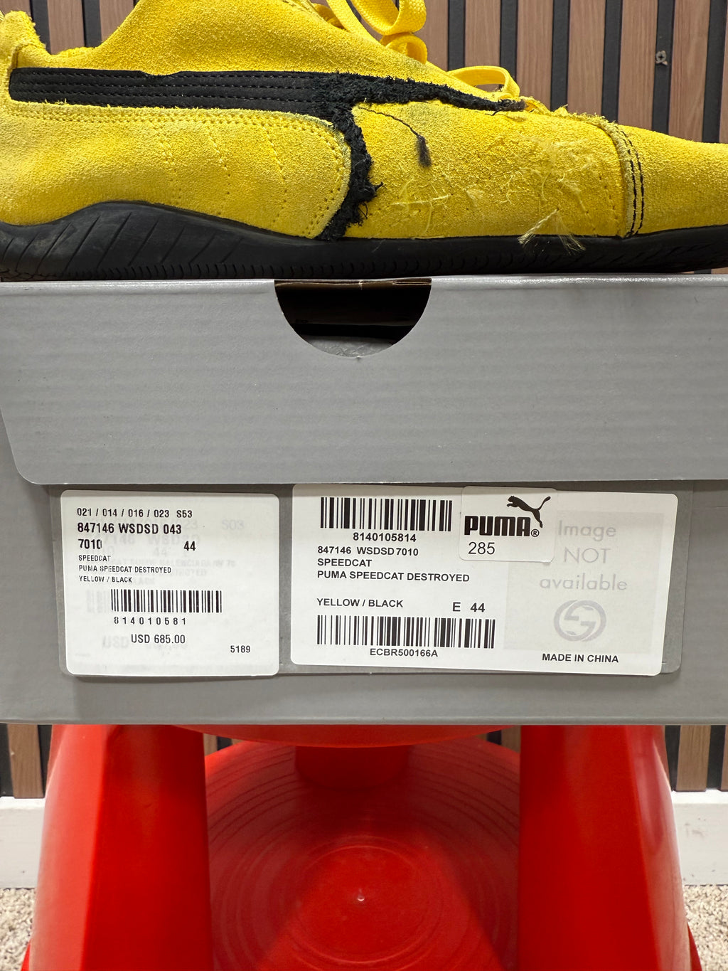 Balenciaga x Puma Yellow Sz 44