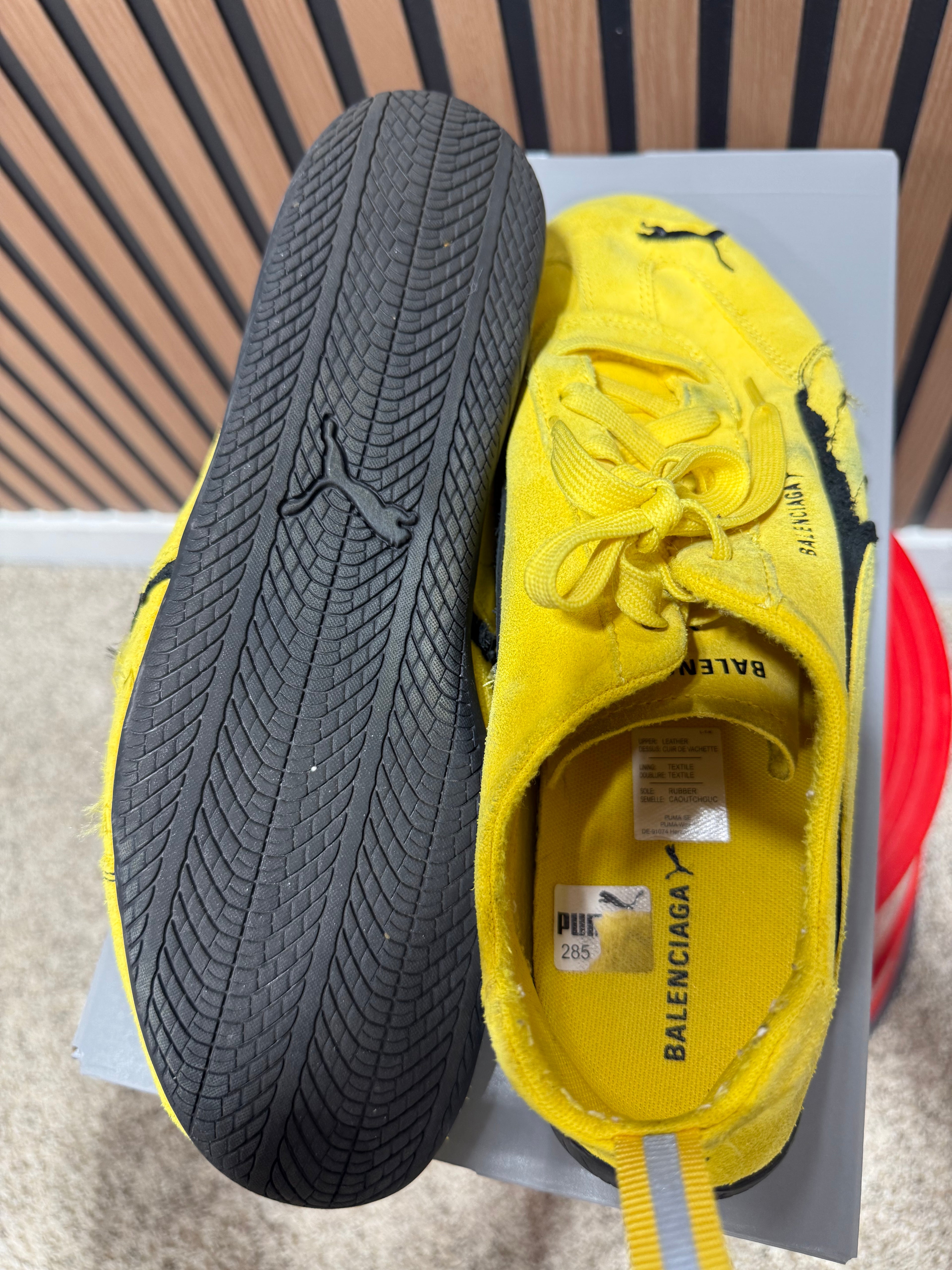 Balenciaga x Puma Yellow Sz 44