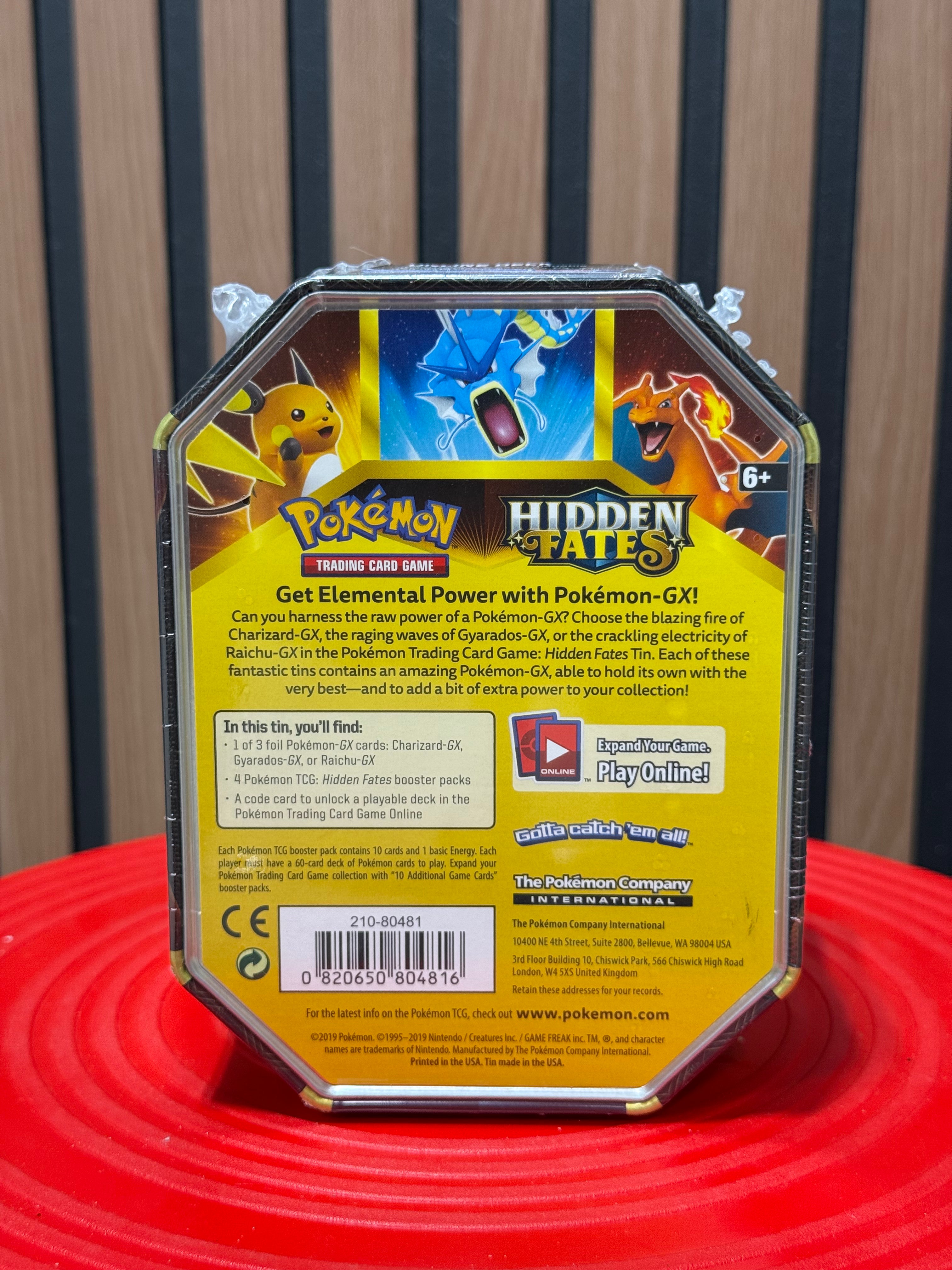 Pokémon TCG Hidden Fates Gyrados Tin