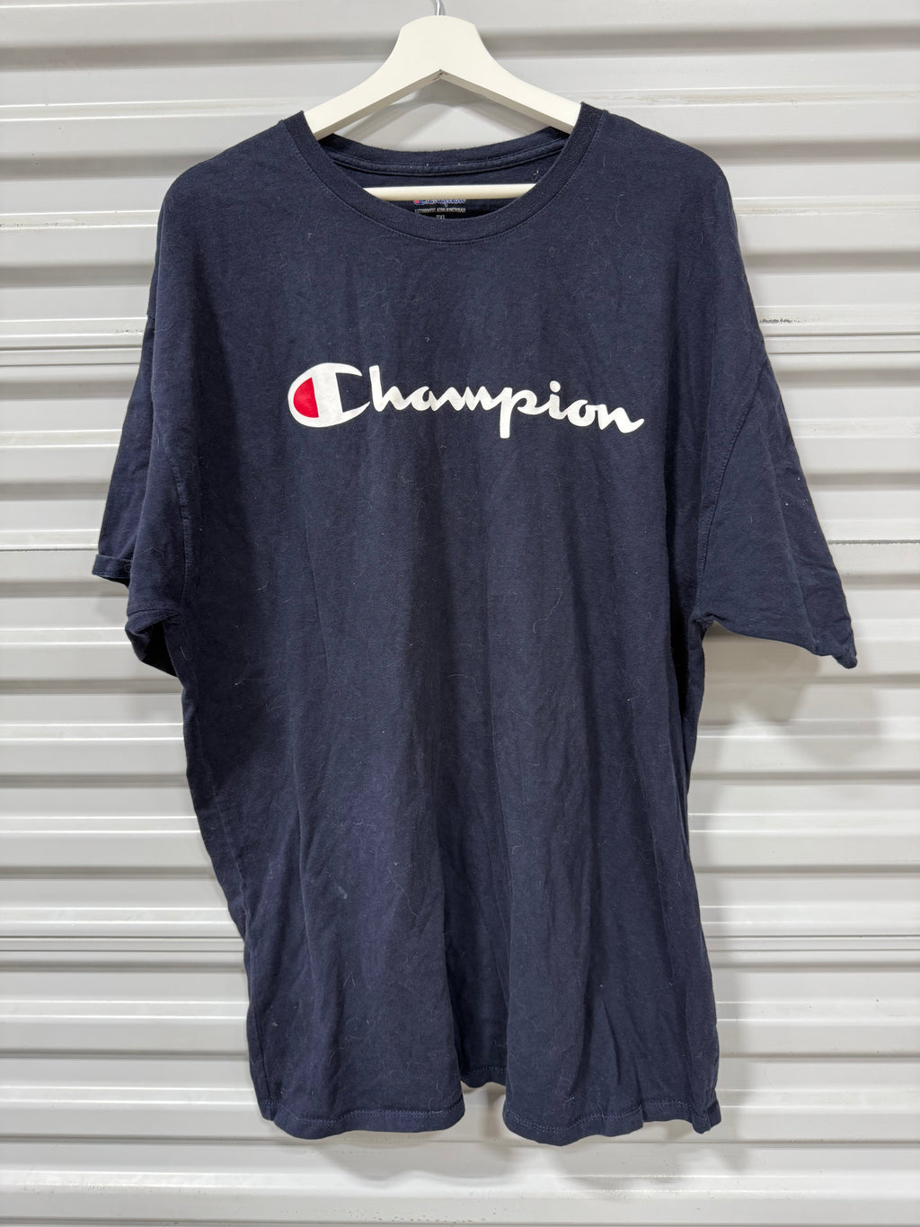 Champion T-Shirt Navy Sz XXL