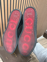 Load image into Gallery viewer, GUCCI Hi Top Black Nylon &amp; Leather Sz 45
