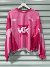 Load image into Gallery viewer, We Got Kicks Long Sleeve Jersey Pink Sz M
