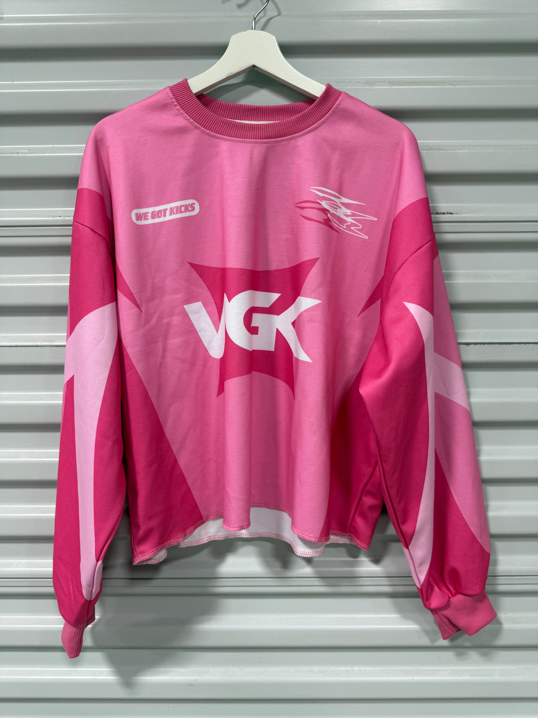 We Got Kicks Long Sleeve Jersey Pink Sz M