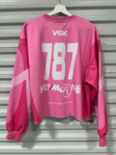 Load image into Gallery viewer, We Got Kicks Long Sleeve Jersey Pink Sz M
