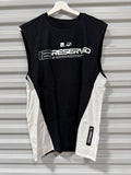 IIzzue graphic-print Cotton Vest | Black Sz M
