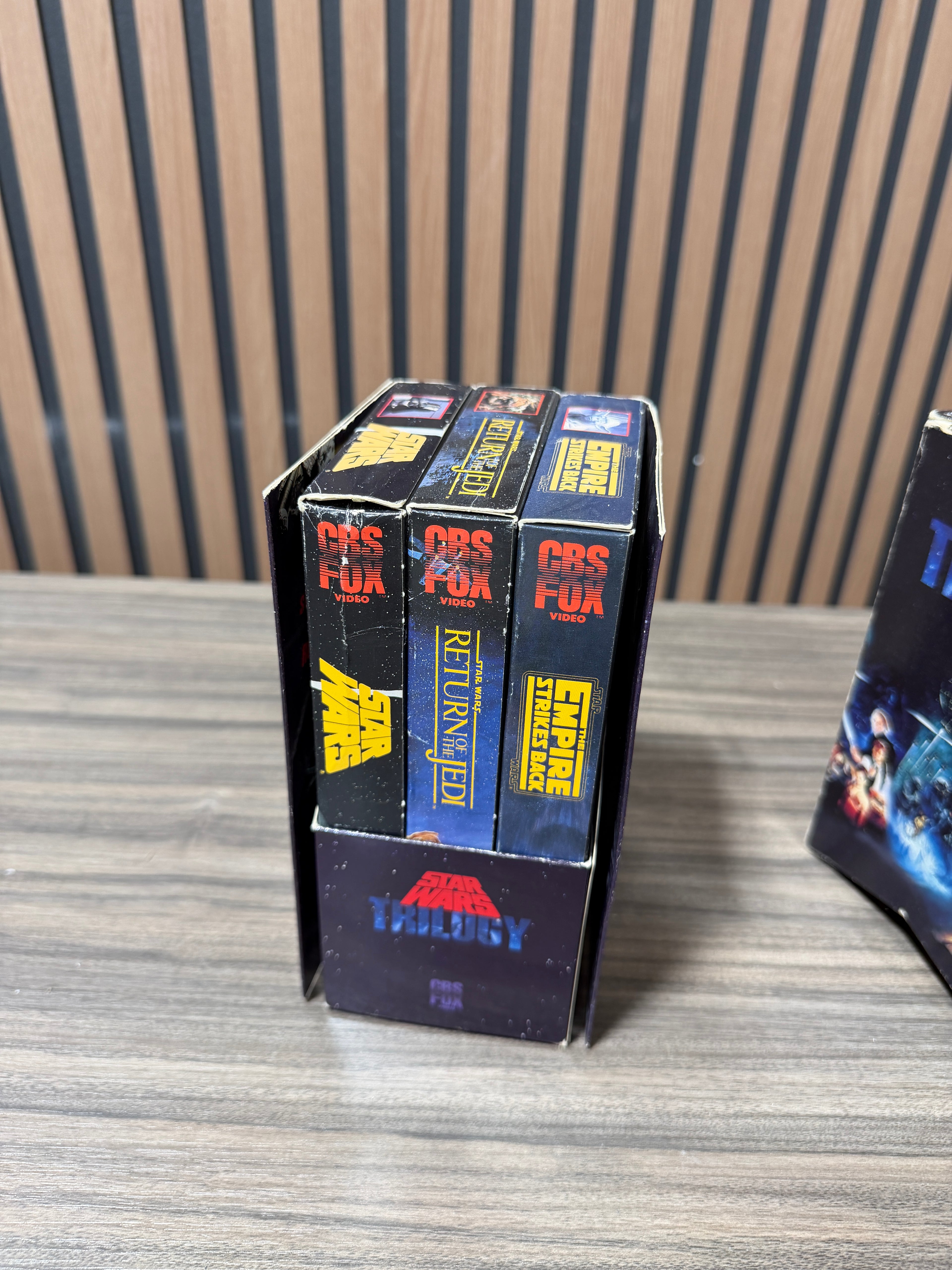 Star Wars Trilogy (VHS, 1992) Box Set CBS FOX Original Theatrical Release A1