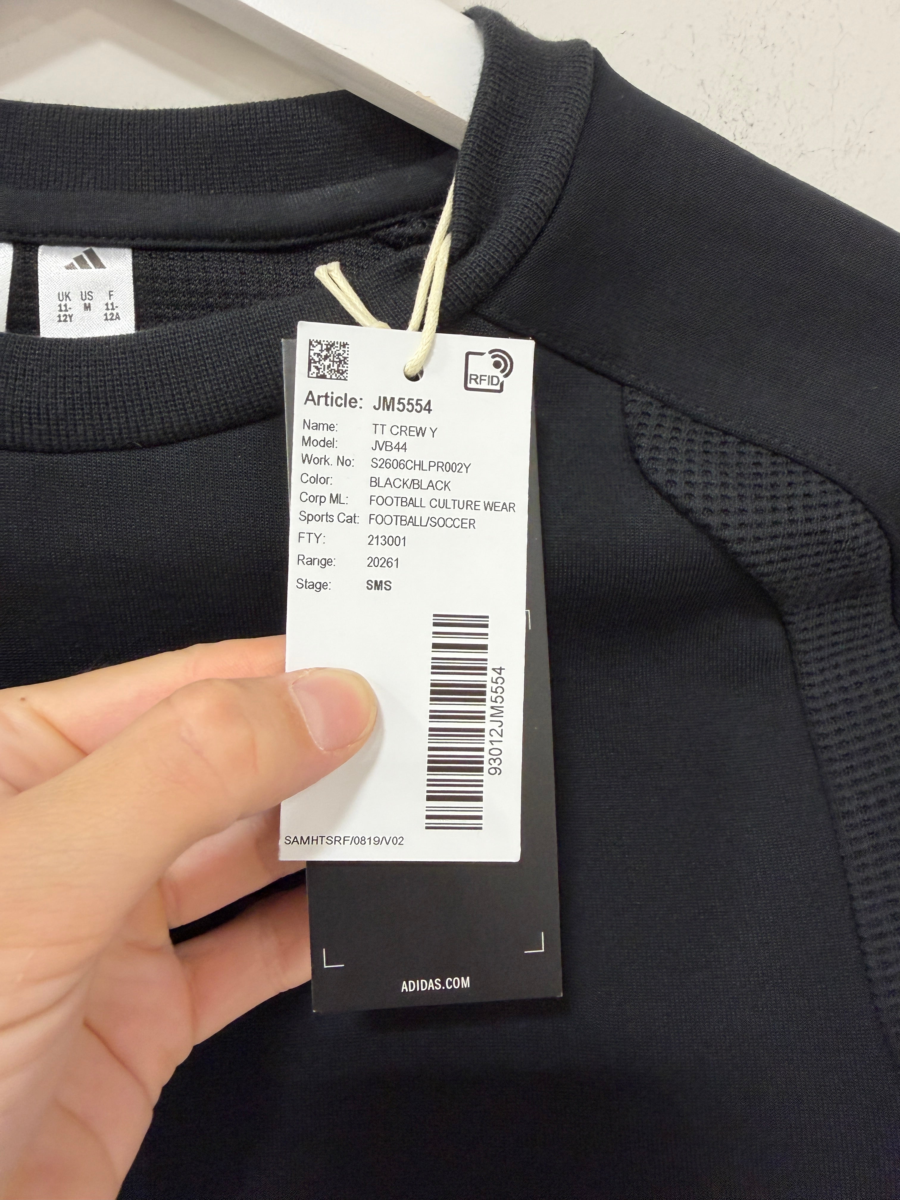 adidas Tiro Travel Crew Neck Top for Kids