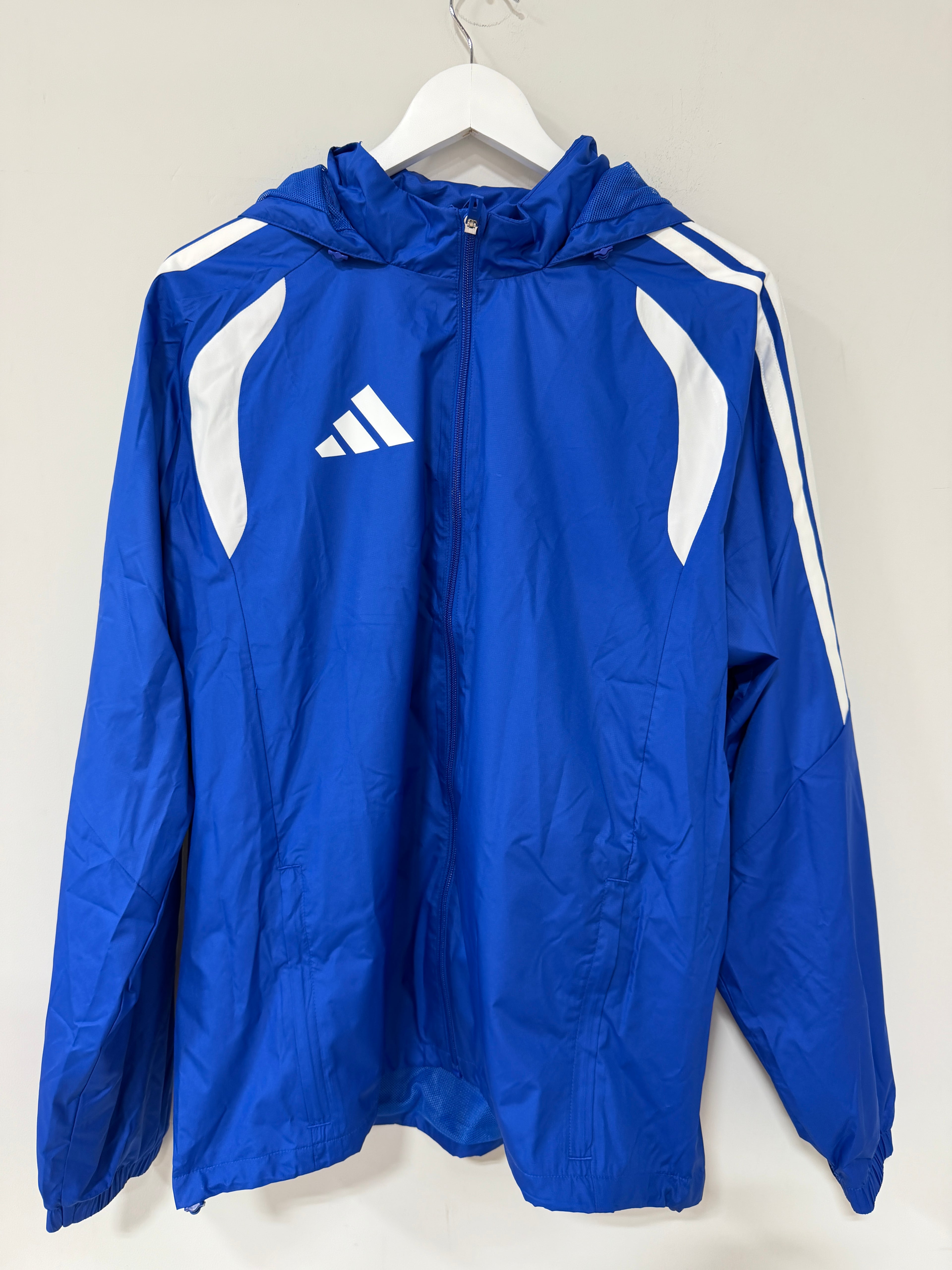 Adidas Tiro 26 Windbreaker Mens Size Medium Royal Blue