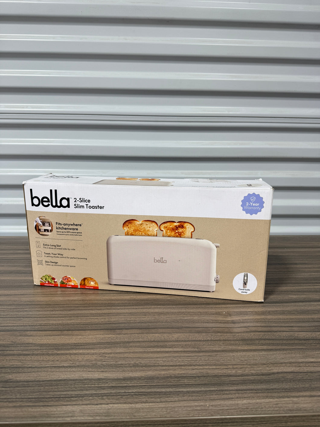 Bella 2 Slice Slim Toaster