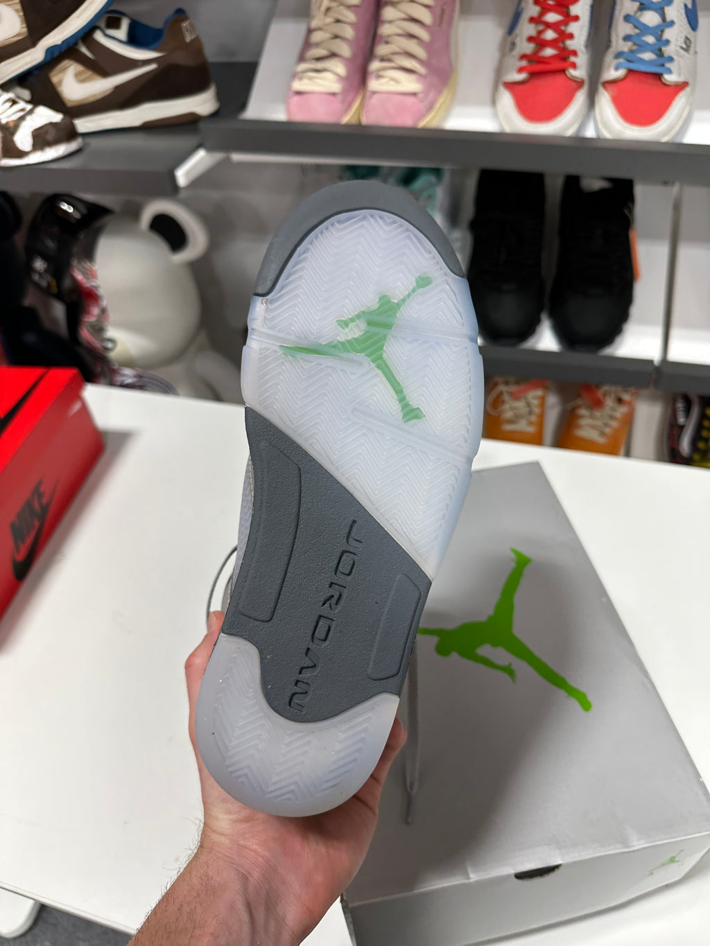 Jordan 5 Retro Green Bean (2022) Sz 7