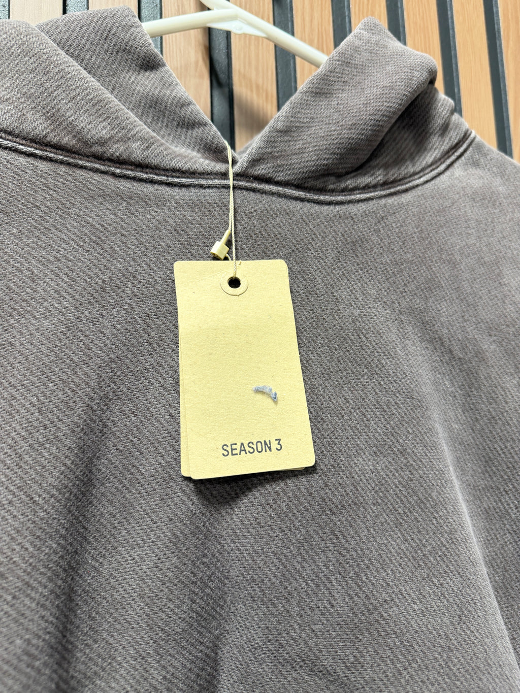 Yeezy Season 3 Hoodie Onyx Grey Sz XL