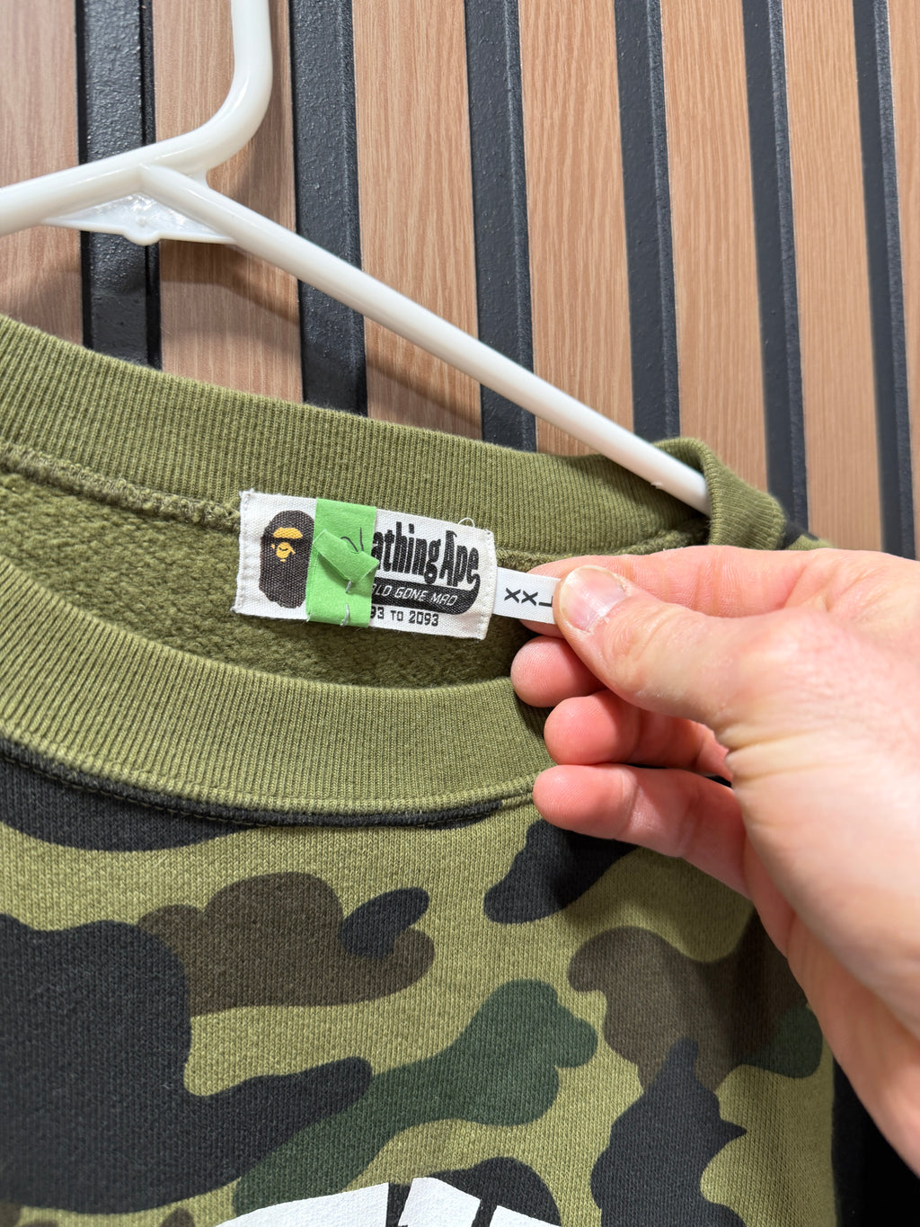 BAPE Camo Crewneck Sz XXL (Fits XL)