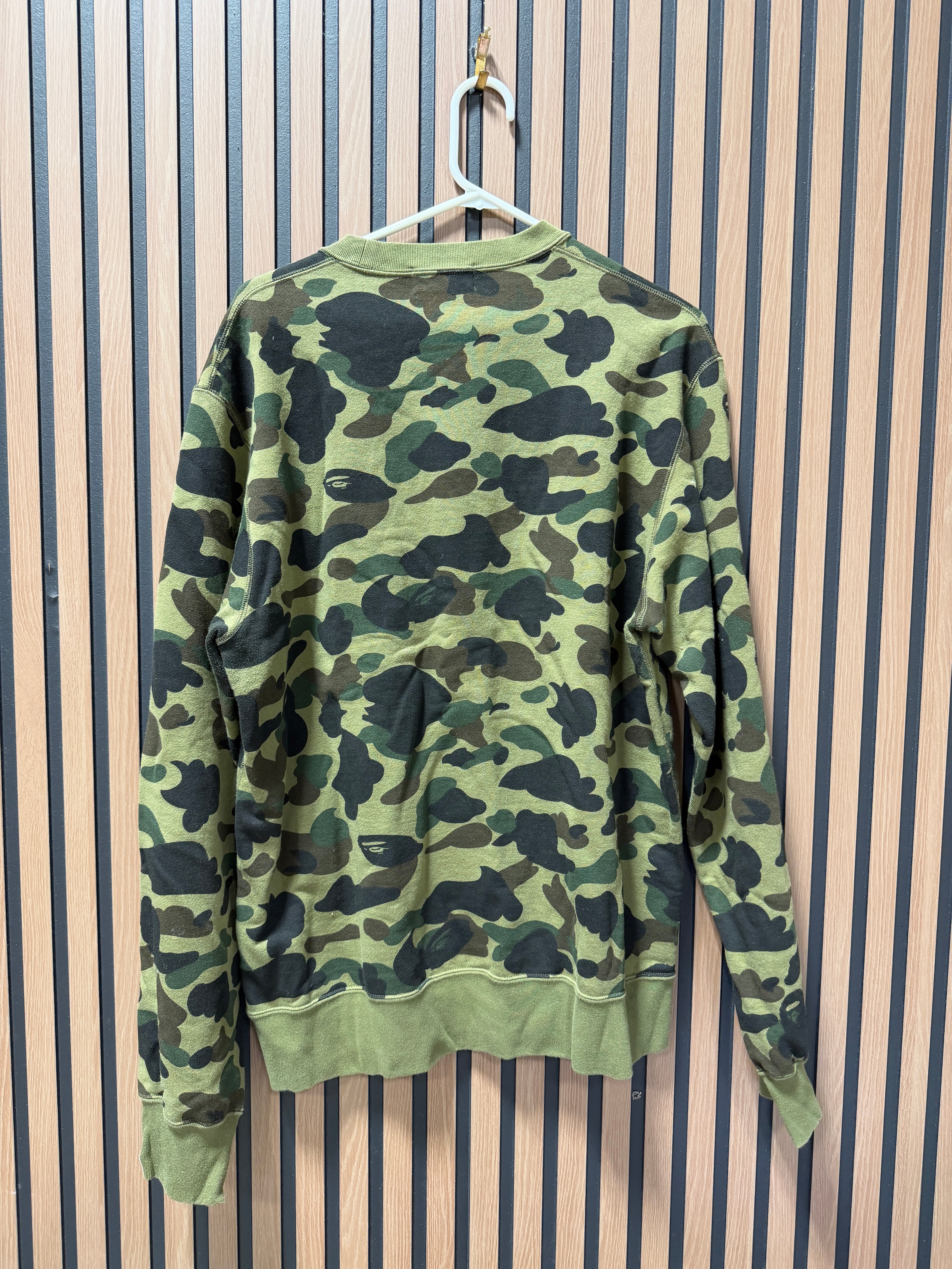 BAPE Camo Crewneck Sz XXL (Fits XL)