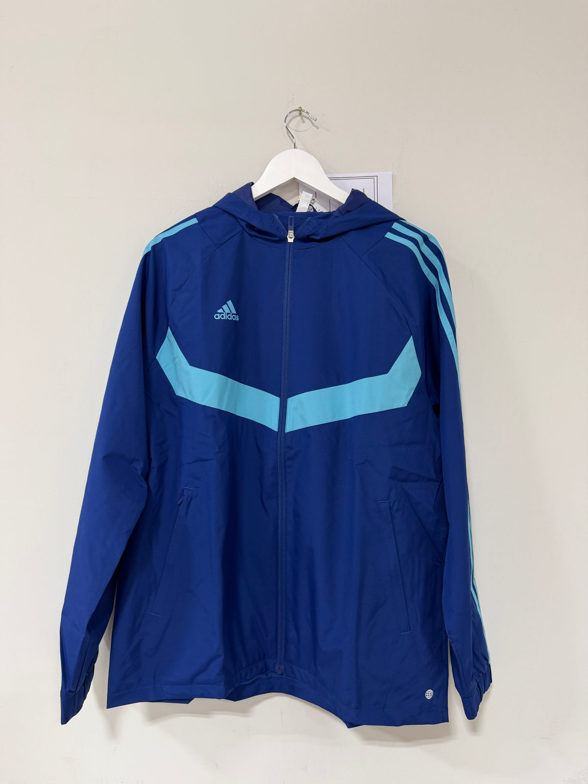 Adidas Tiro Woven Windbreaker Mens – Victory Blue Sz Medium