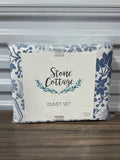 Stone Cottage - Queen Duvet Cover Set, Cotton Sateen Bedding with Matching Shams, Ideal Bedding Se