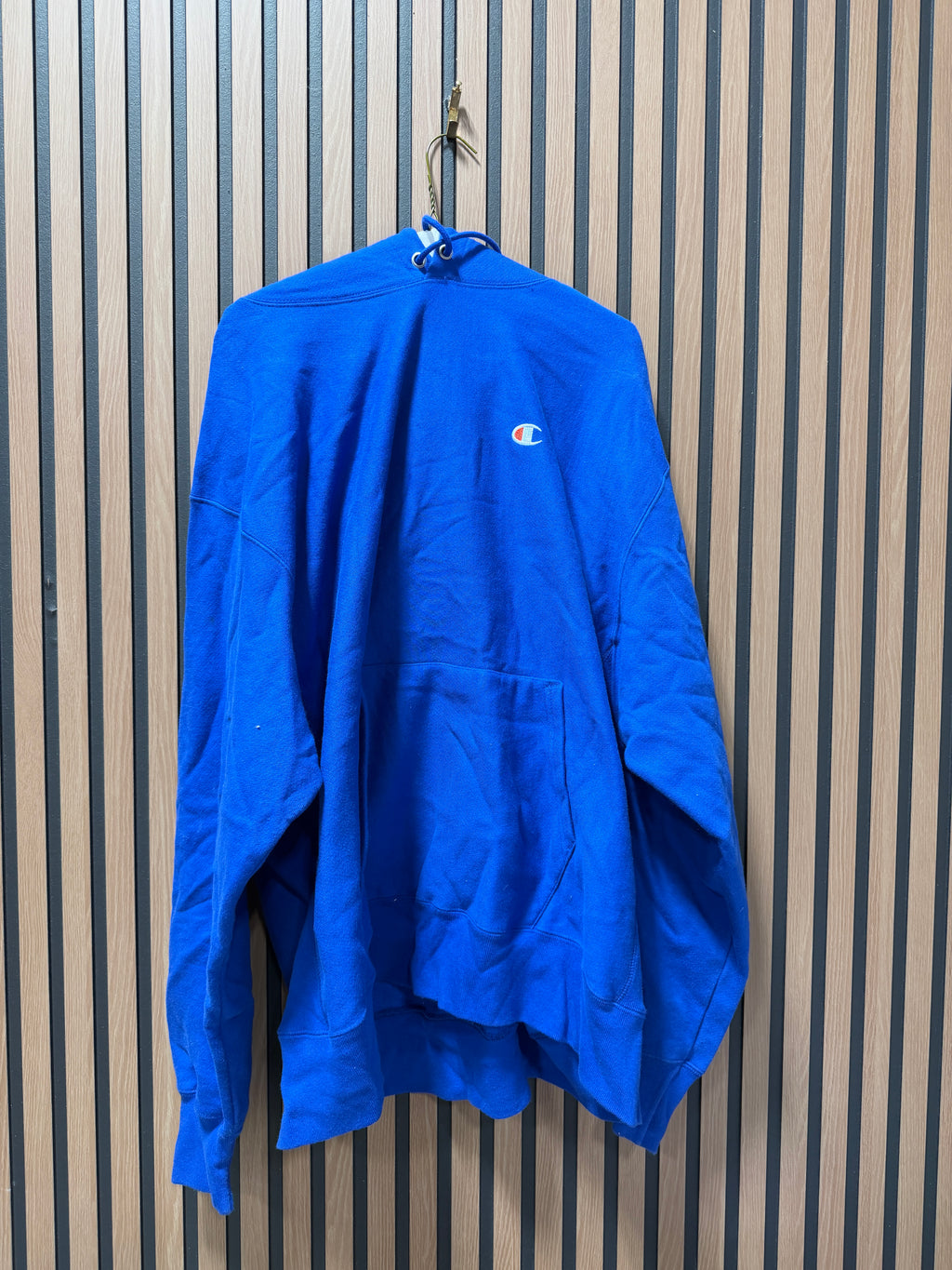 CHAMPION PULLOVER HOODIE BLUE Sz XXL