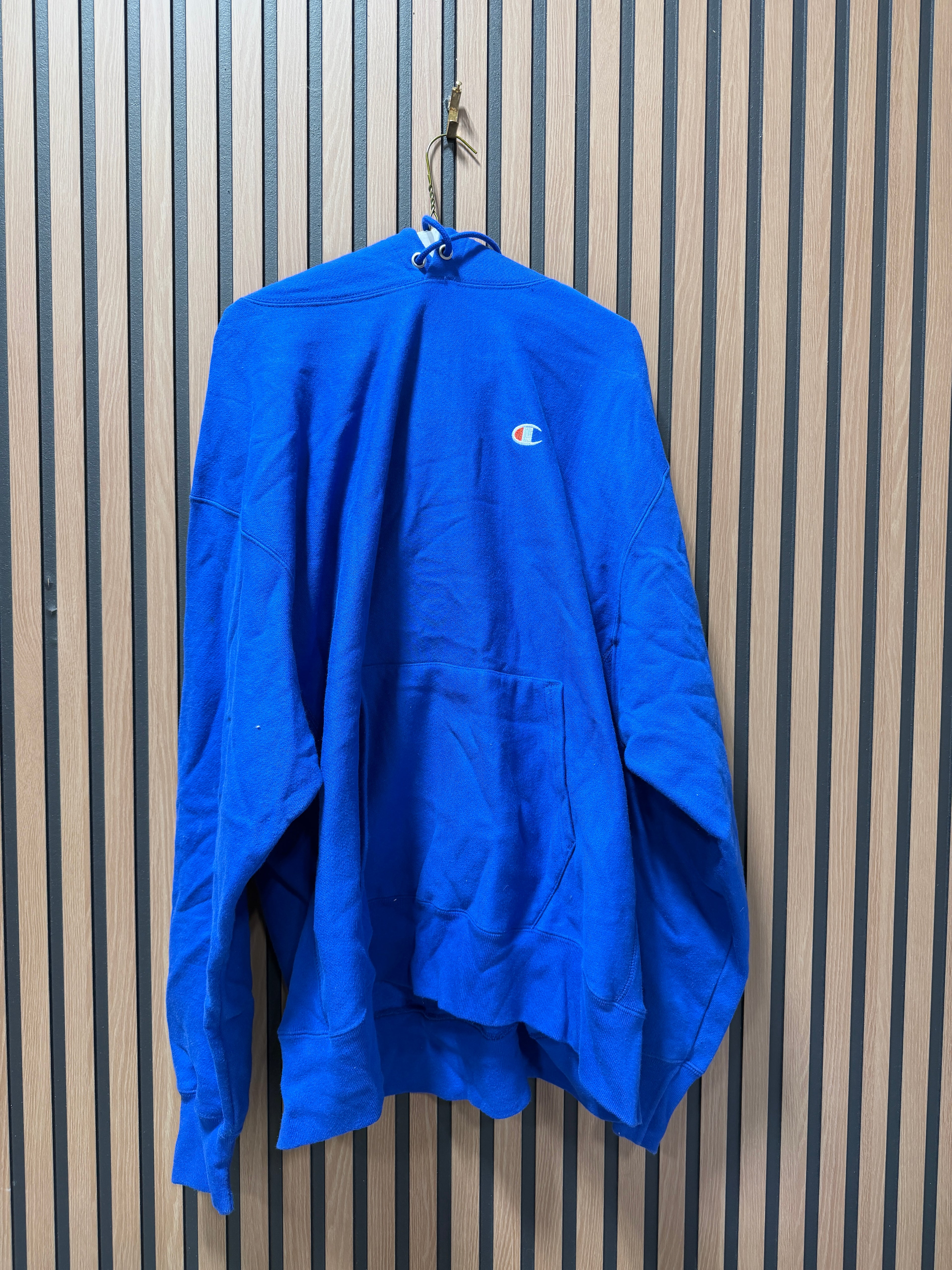 CHAMPION PULLOVER HOODIE BLUE Sz XXL