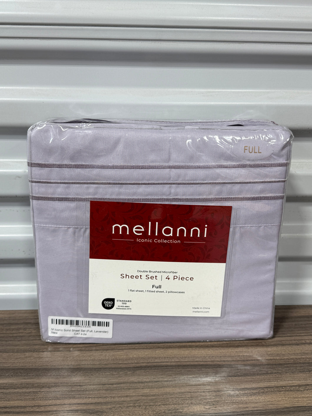 Mellanni Full Sheets Set - 4 PC Iconic Collection Bedding