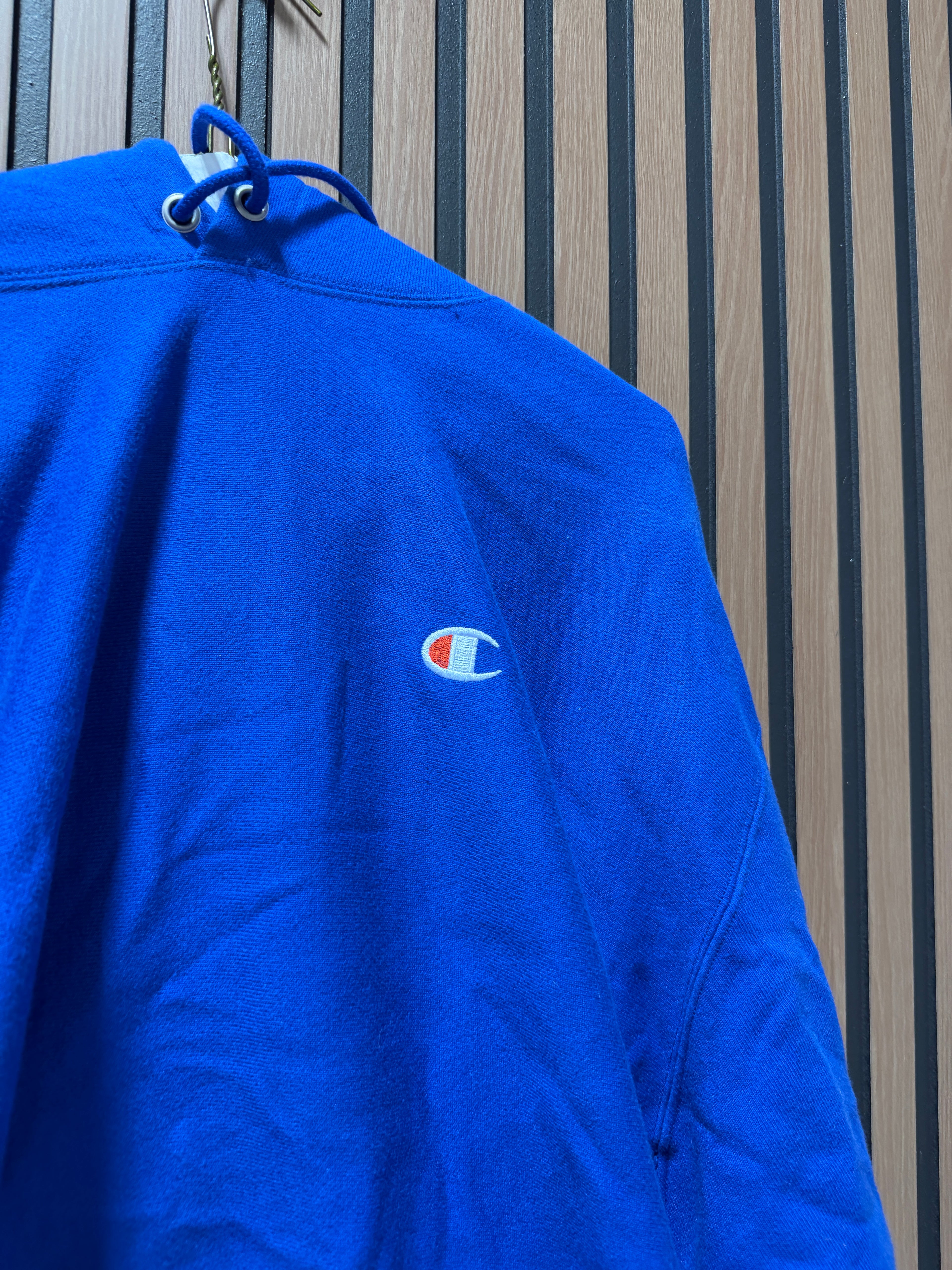CHAMPION PULLOVER HOODIE BLUE Sz XXL