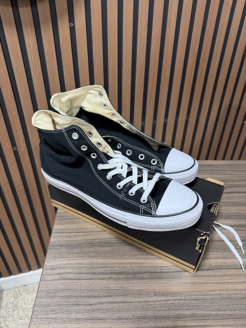 Converse High tops Black Sz 12