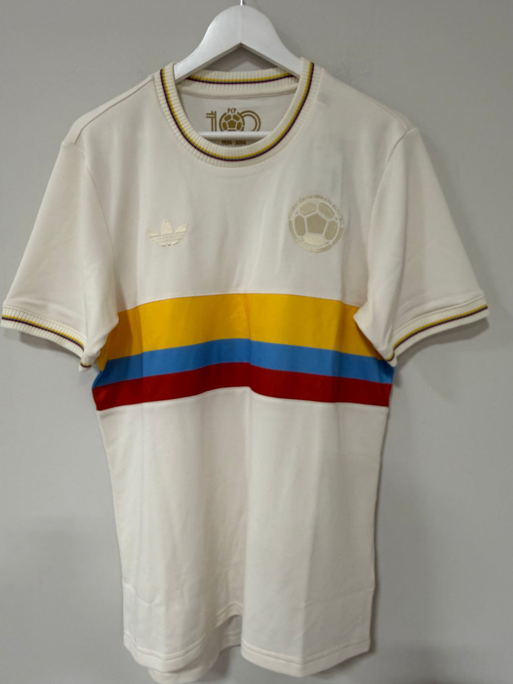 Adidas Colombia Anniversary Jersey – Core White